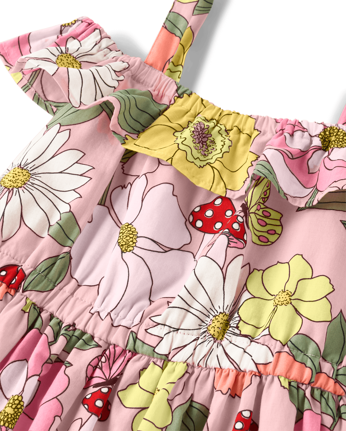 Детские платья Gymboree Girls Floral Off Shoulder Dress - Fairytale Forest
