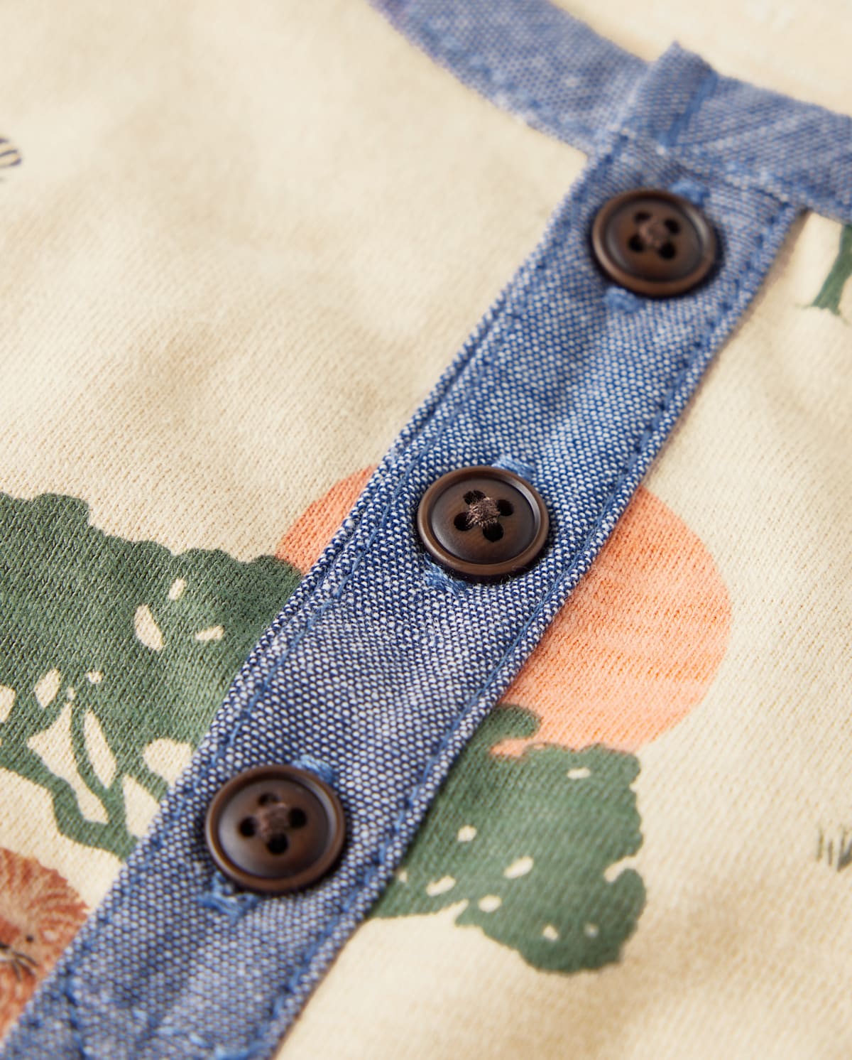 Детские топы Gymboree Boys Safari Henley Top - Safari