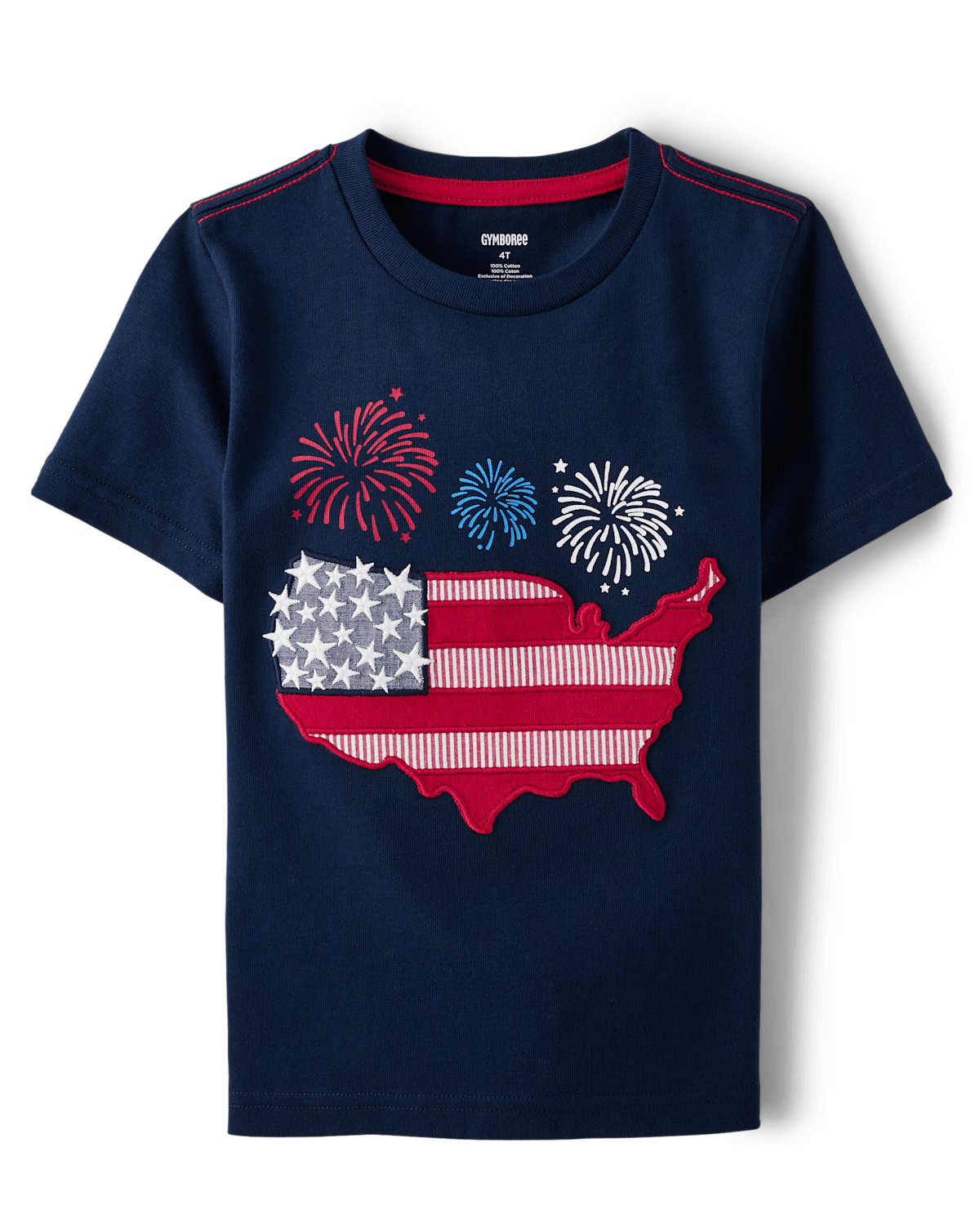 Детские топы Gymboree Boys Embroidered America Fireworks Top - American Cutie