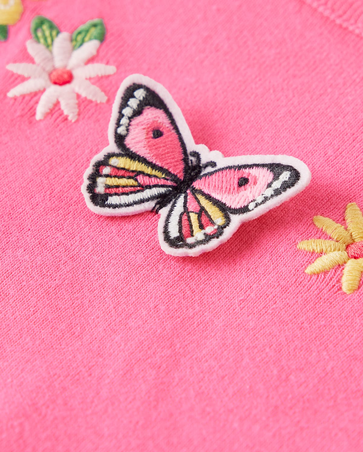Детские топы Gymboree Girls Embroidered Butterfly Top - Magical Monarch