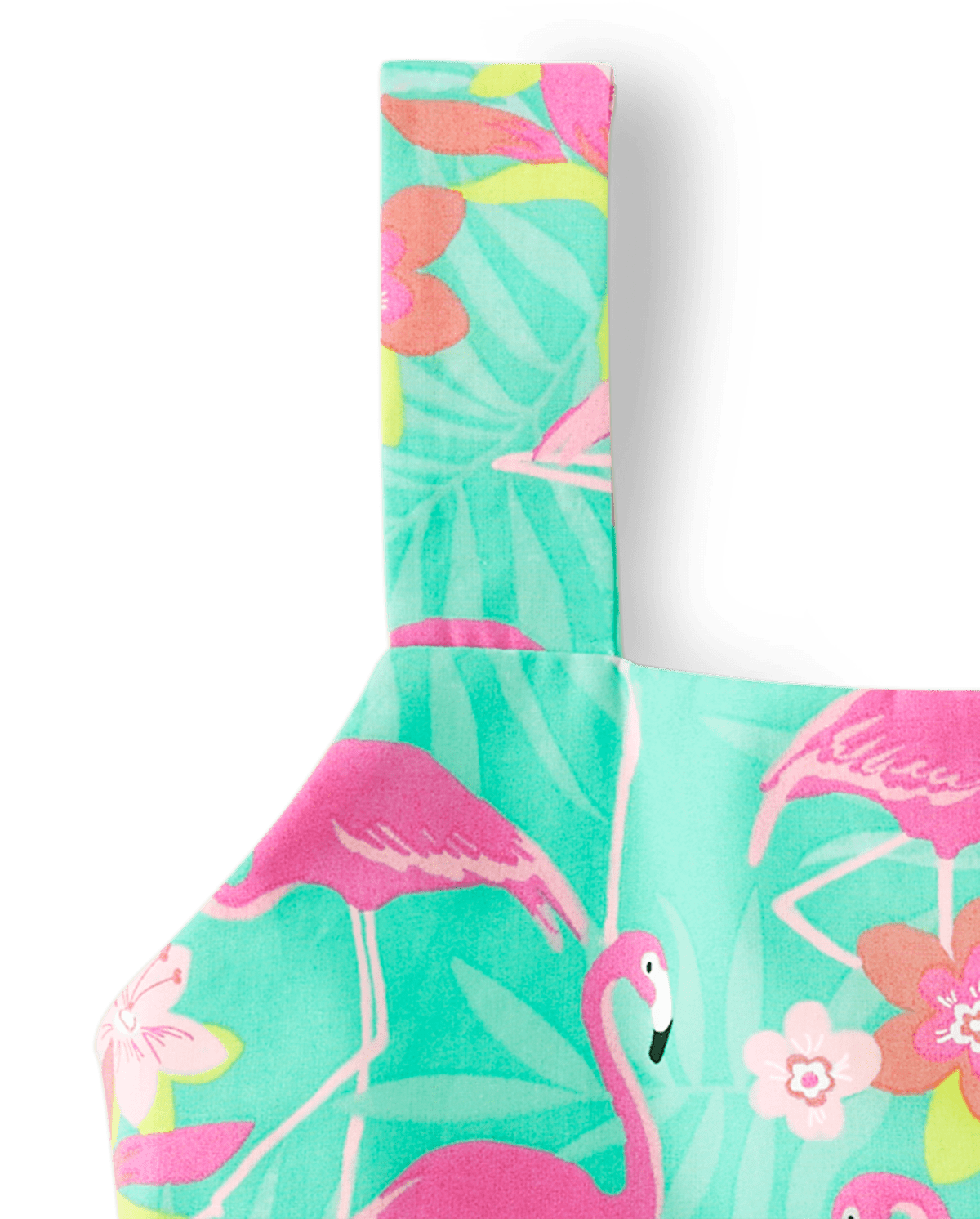 Детские топы Gymboree Girls Flamingo Ruffle Tank Top - Tropical Paradise — фото 2