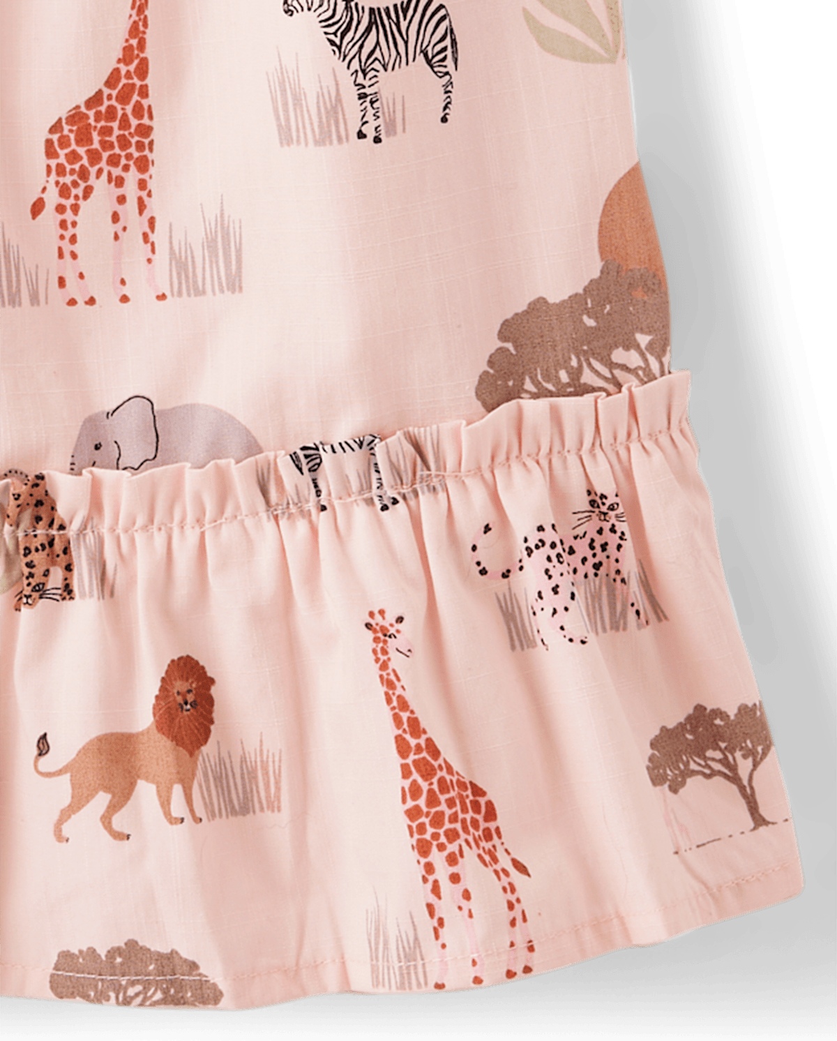 Детские платья Gymboree Girls Safari Ruffle Dress - Safari — фото 3