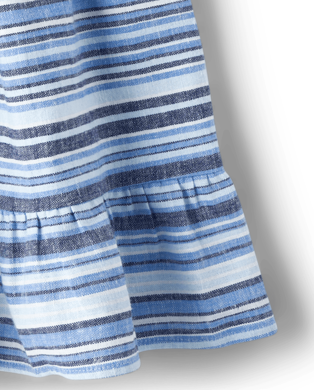 Детские платья Gymboree Girls Matching Family Striped Ruffle Dress - Sandy Shores — фото 3