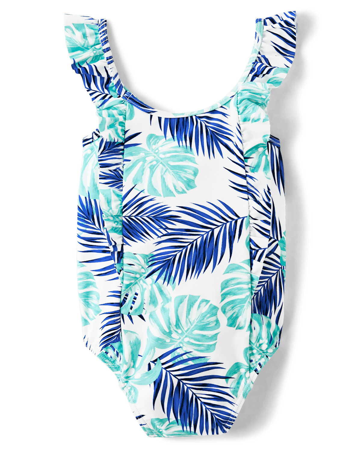 Детские купальники Gymboree Girls Tropical Leaf One Piece Swimsuit - Splish-Splash