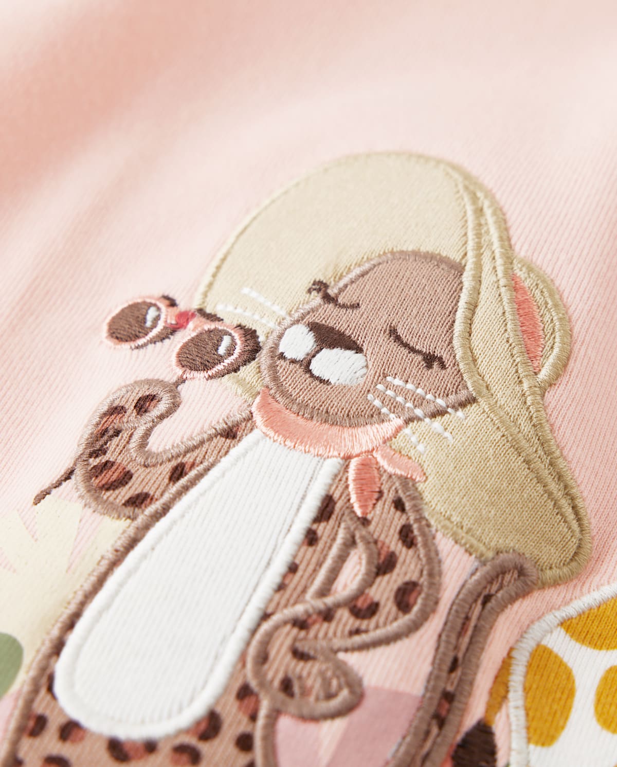 Детские топы Gymboree Girls Embroidered Animal Top - Safari