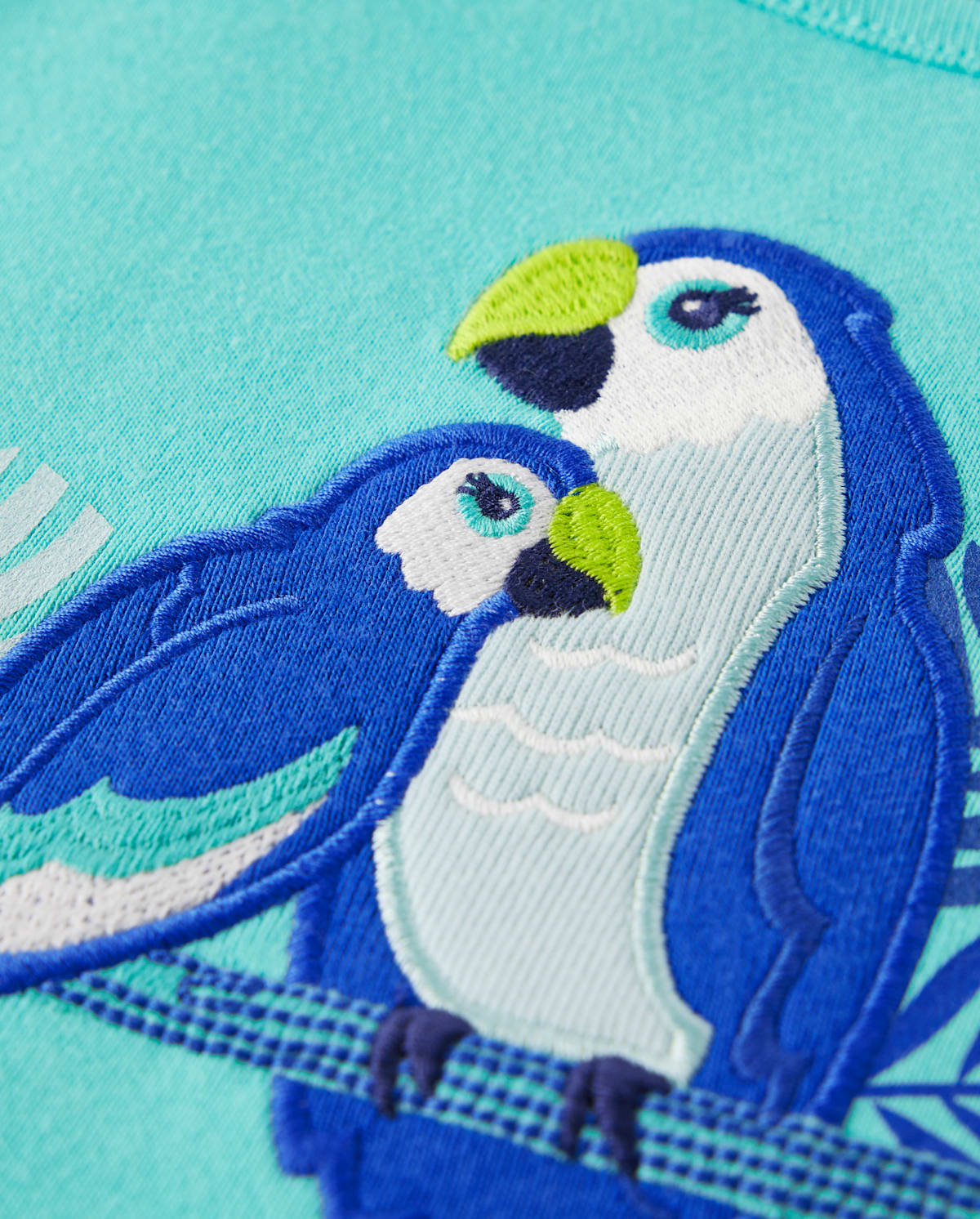 Детские топы Gymboree Girls Embroidered Parrot Top - Save the Seas
