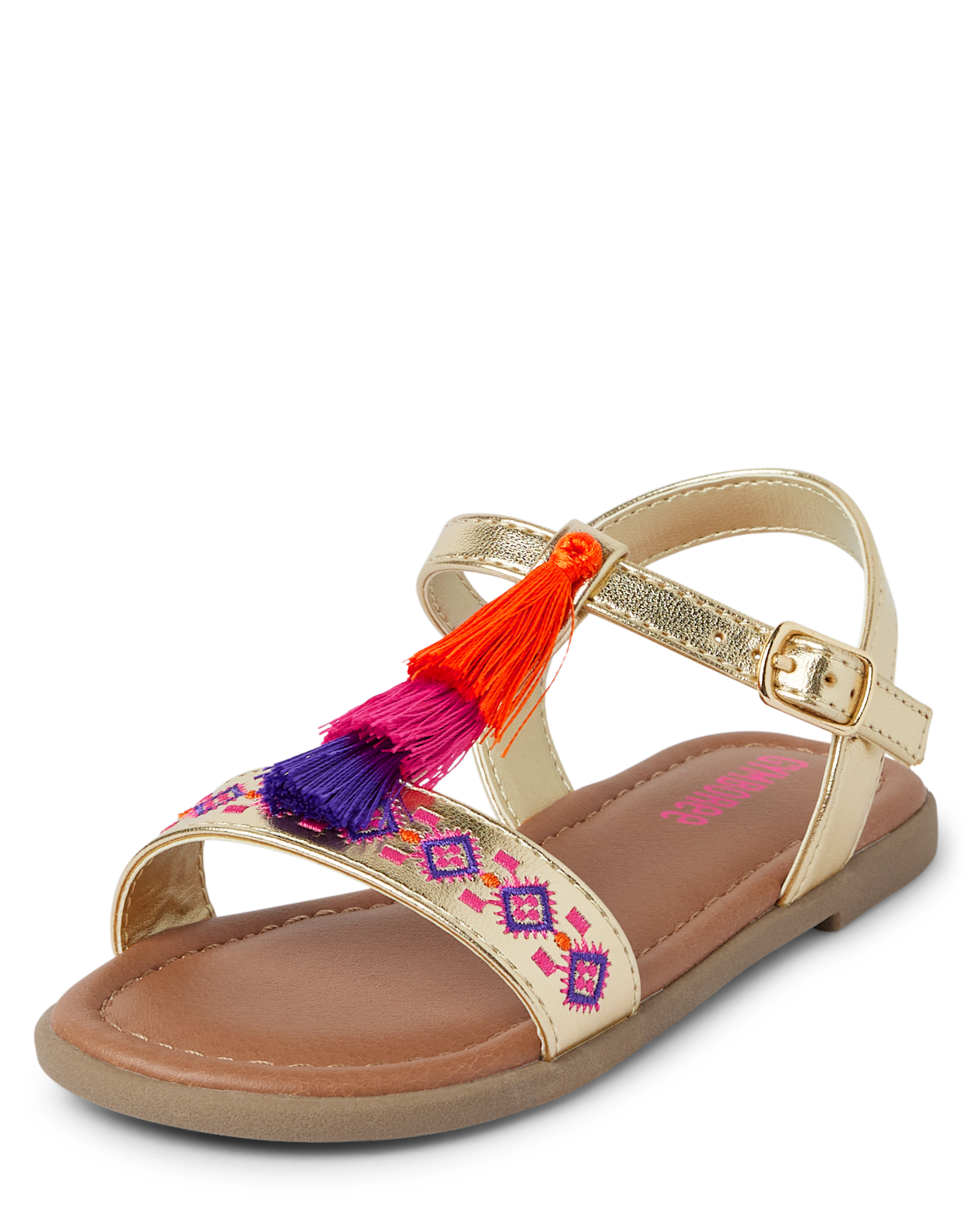 Детские сандалии Gymboree Girls Embroidered Tassel Sandals - Island Spice