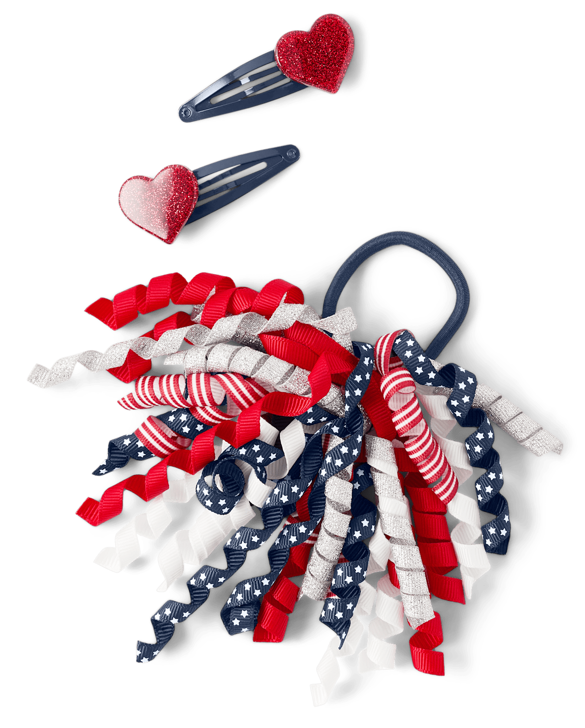 Gymboree Girls Curly Hair Set - American Cutie