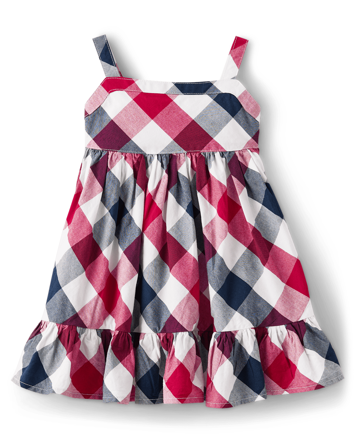 Детские платья Gymboree Baby Girls Matching Family Plaid Ruffle Dress - American Cutie
