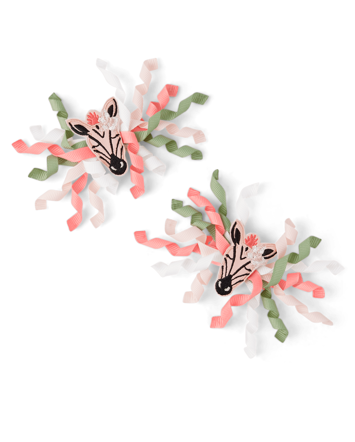 Детские аксессуары Gymboree Girls Zebra Curly Hair Clips - Safari