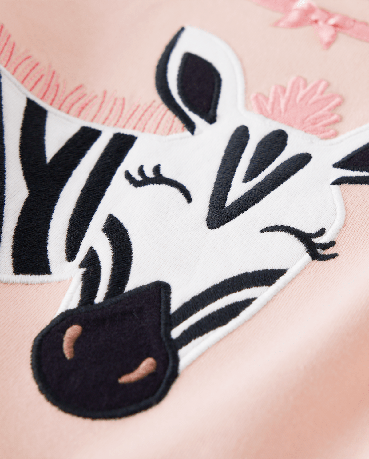 Детские пижамы Gymboree Girls Embroidered Zebra Snug Fit Cotton Pajamas - Gymmies