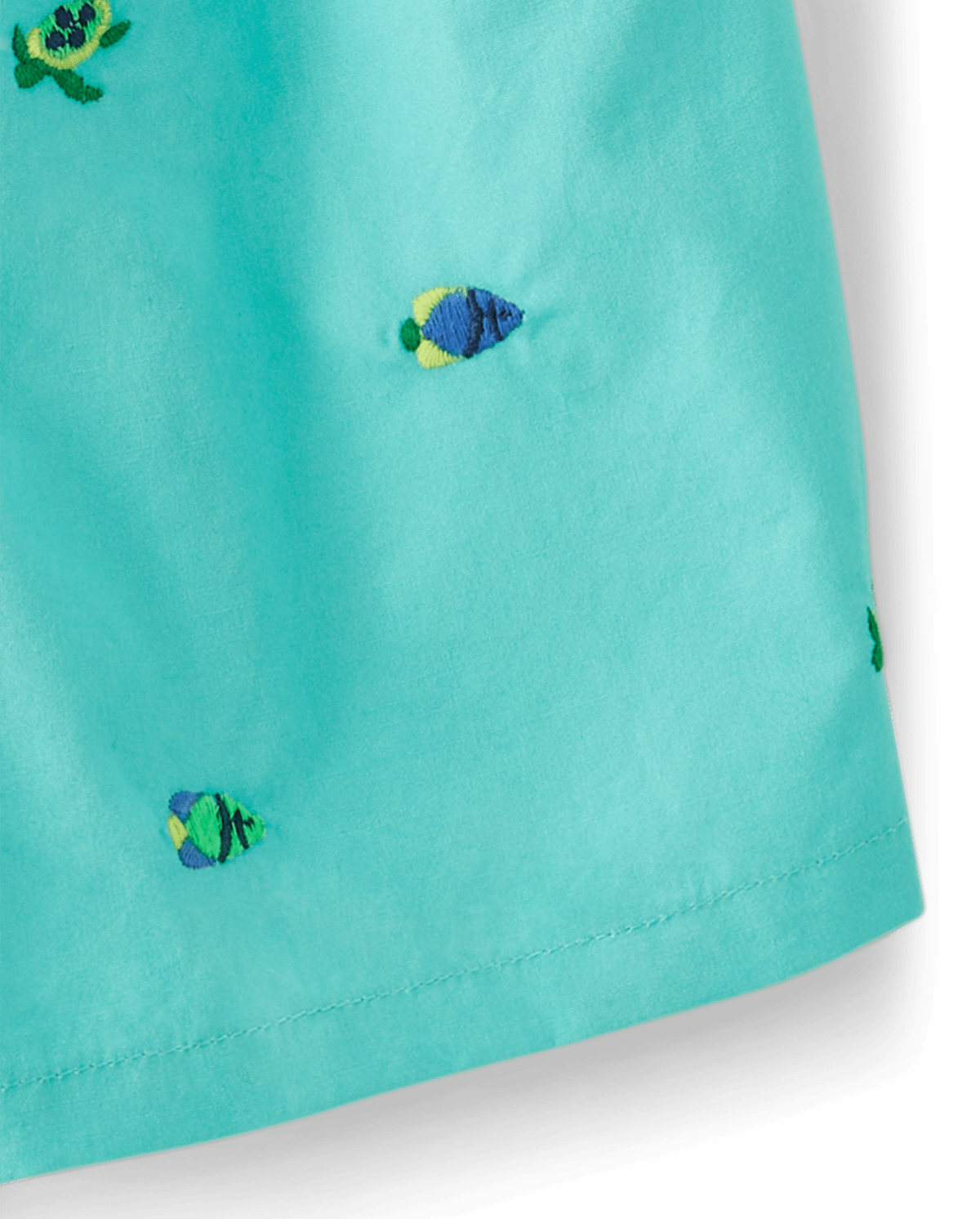 Детские шорты Gymboree Girls Schiffli Turtle Fish Paperbag Waist Shorts - Save the Seas — фото 4
