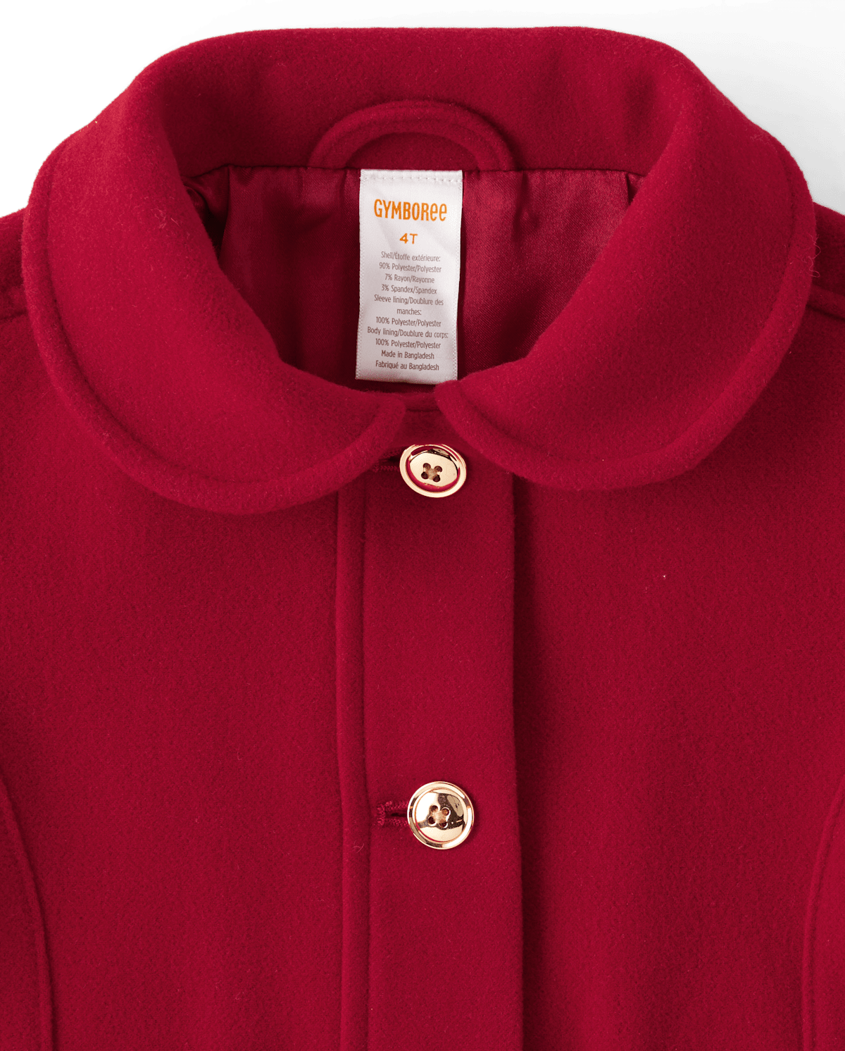 Детские куртки Gymboree Girls Bow Melton Dressy Coat - A Royal Christmas — фото 2