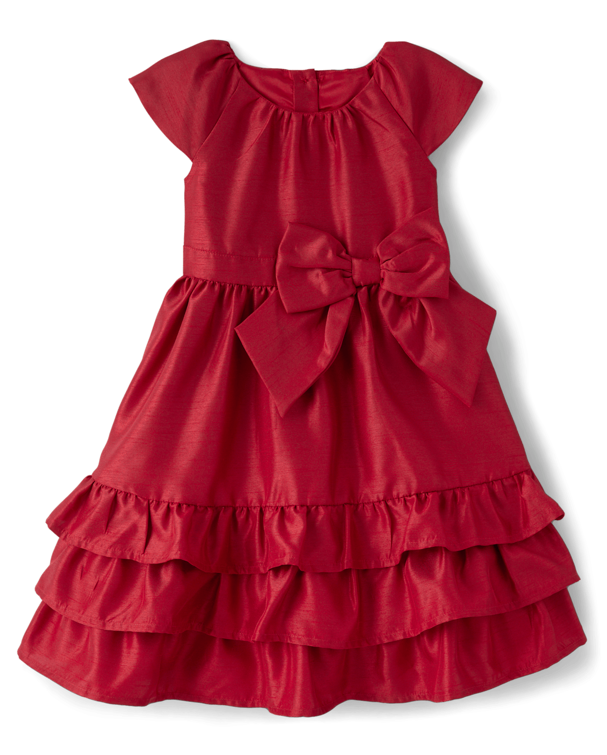 Детские платья Gymboree Girls Bow Dupioni Ruffle Tiered Dress - A Royal Christmas