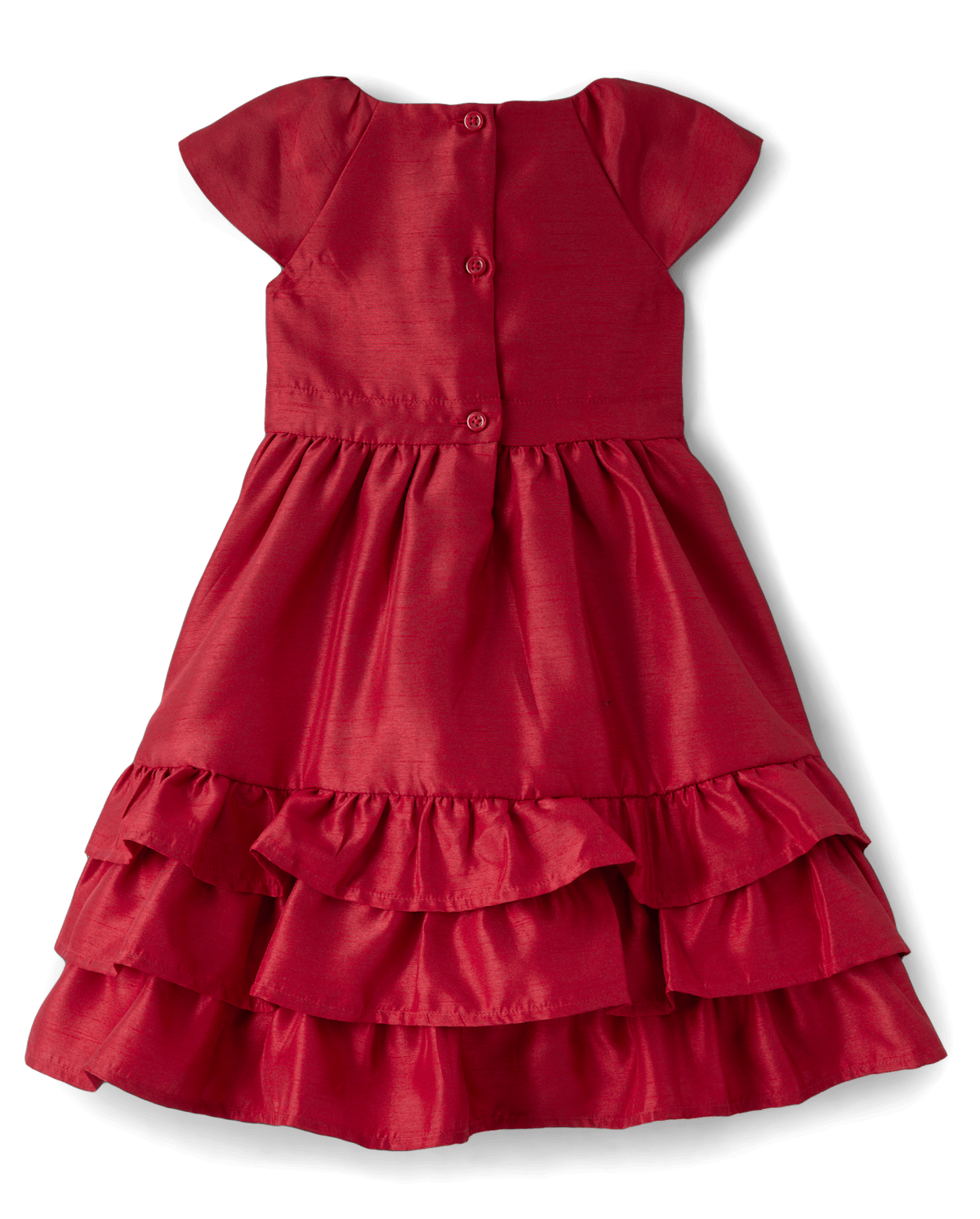 Детские платья Gymboree Girls Bow Dupioni Ruffle Tiered Dress - A Royal Christmas — фото 3