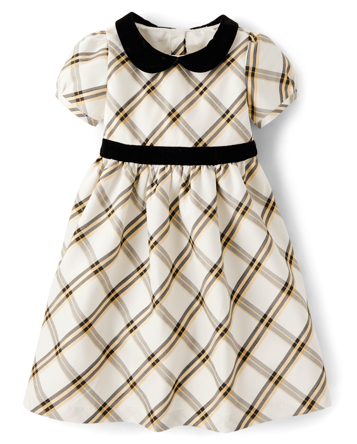 Детские платья Gymboree Girls Plaid Dupioni Peter Pan Dress - Winter Wonderland