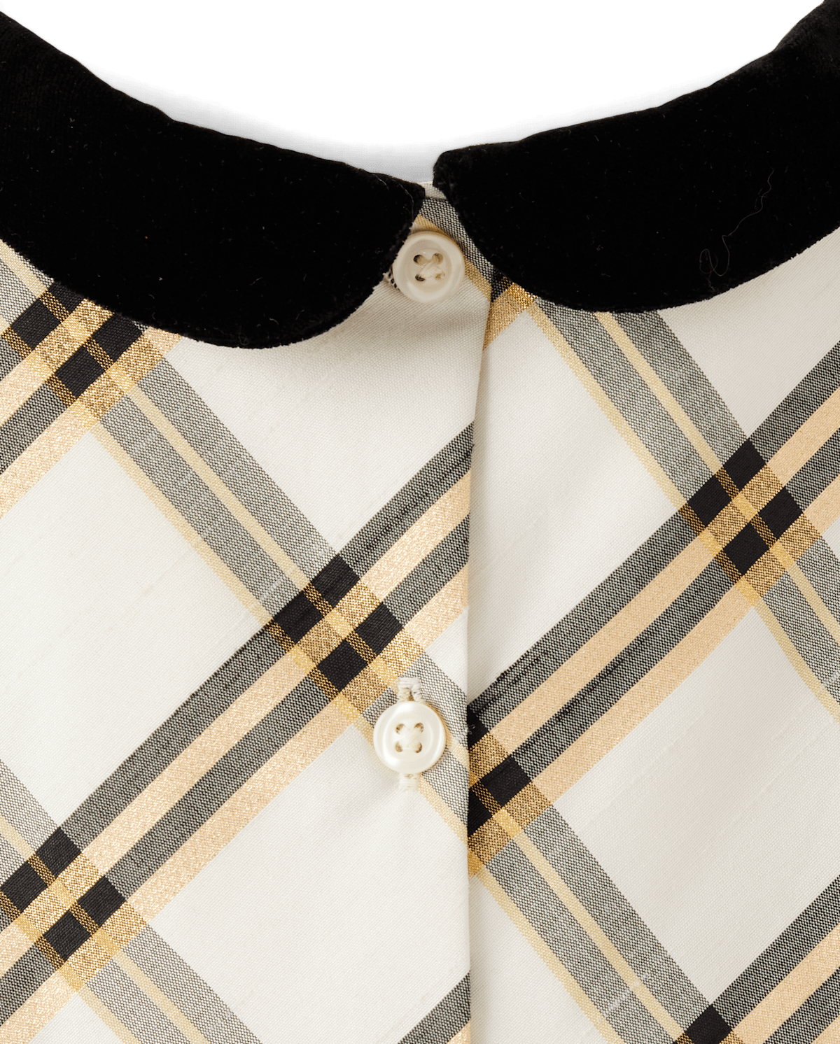 Детские платья Gymboree Girls Plaid Dupioni Peter Pan Dress - Winter Wonderland — фото 4