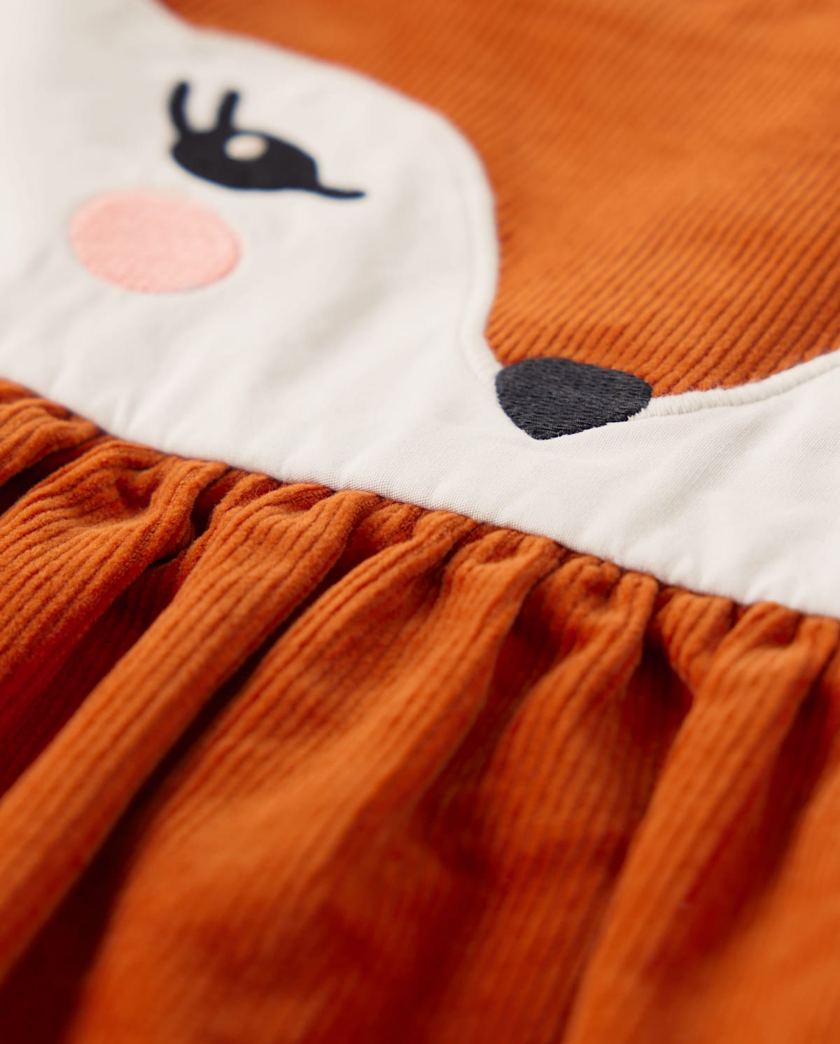 Детские платья Gymboree Girls Embroidered Fox Corduroy Jumper - Autumn Adventures