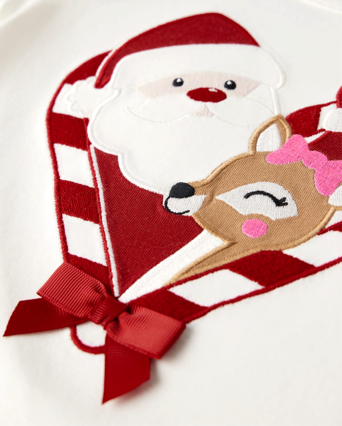 Детские топы Gymboree Girls Embroidered Candy Cane Flutter Top - A Royal Christmas