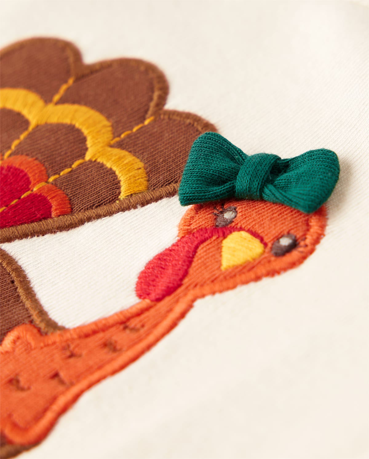 Детские топы Gymboree Girls Embroidered Turkey Flutter Top - Happy Harvest