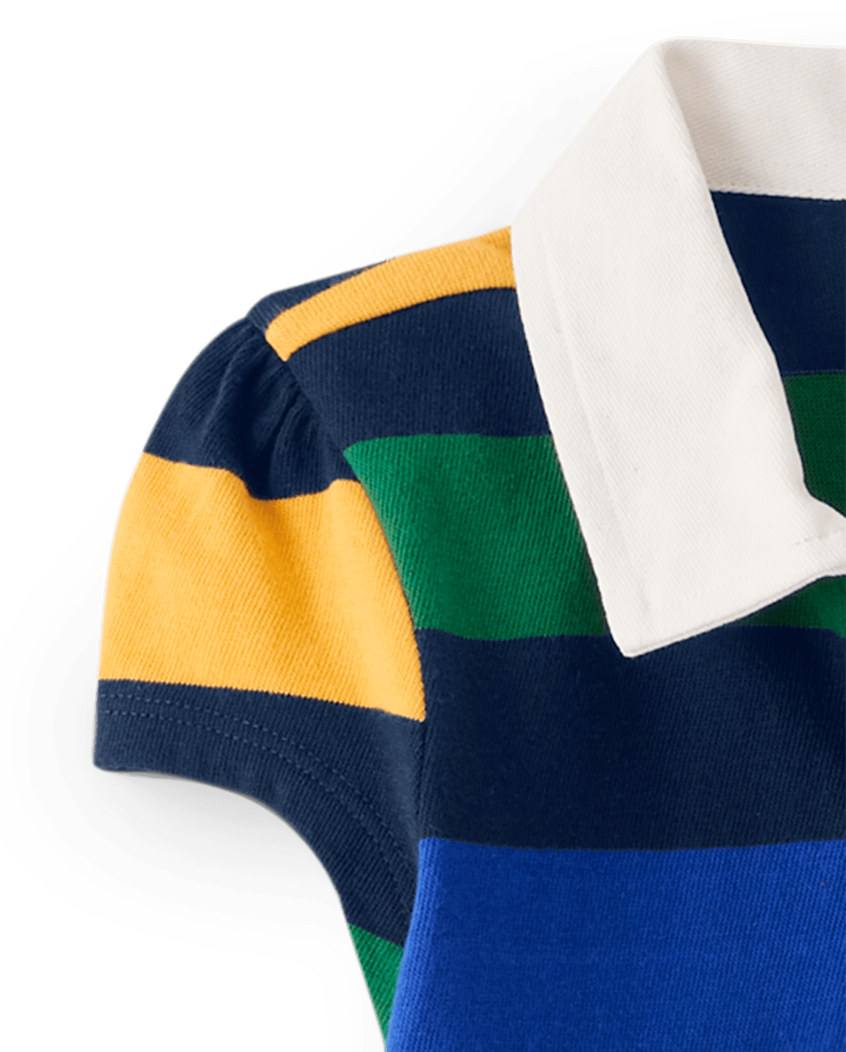 Детские платья Gymboree Girls Striped Varsity Patch Polo Dress - Prep School — фото 3