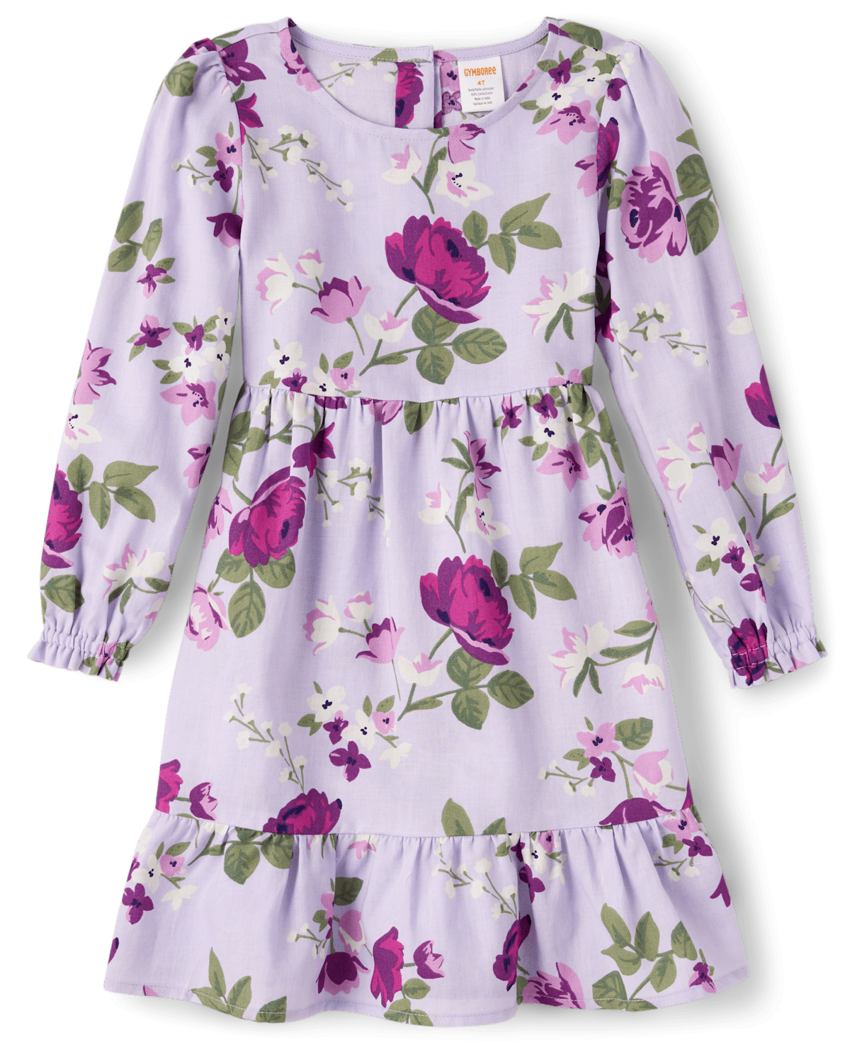 Детские платья Gymboree Girls Floral Flannel Tiered Dress - Magical Meadow