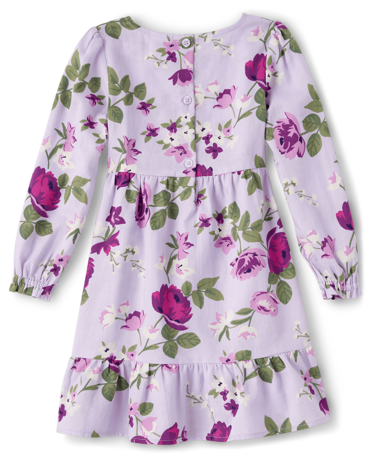 Детские платья Gymboree Girls Floral Flannel Tiered Dress - Magical Meadow — фото 2