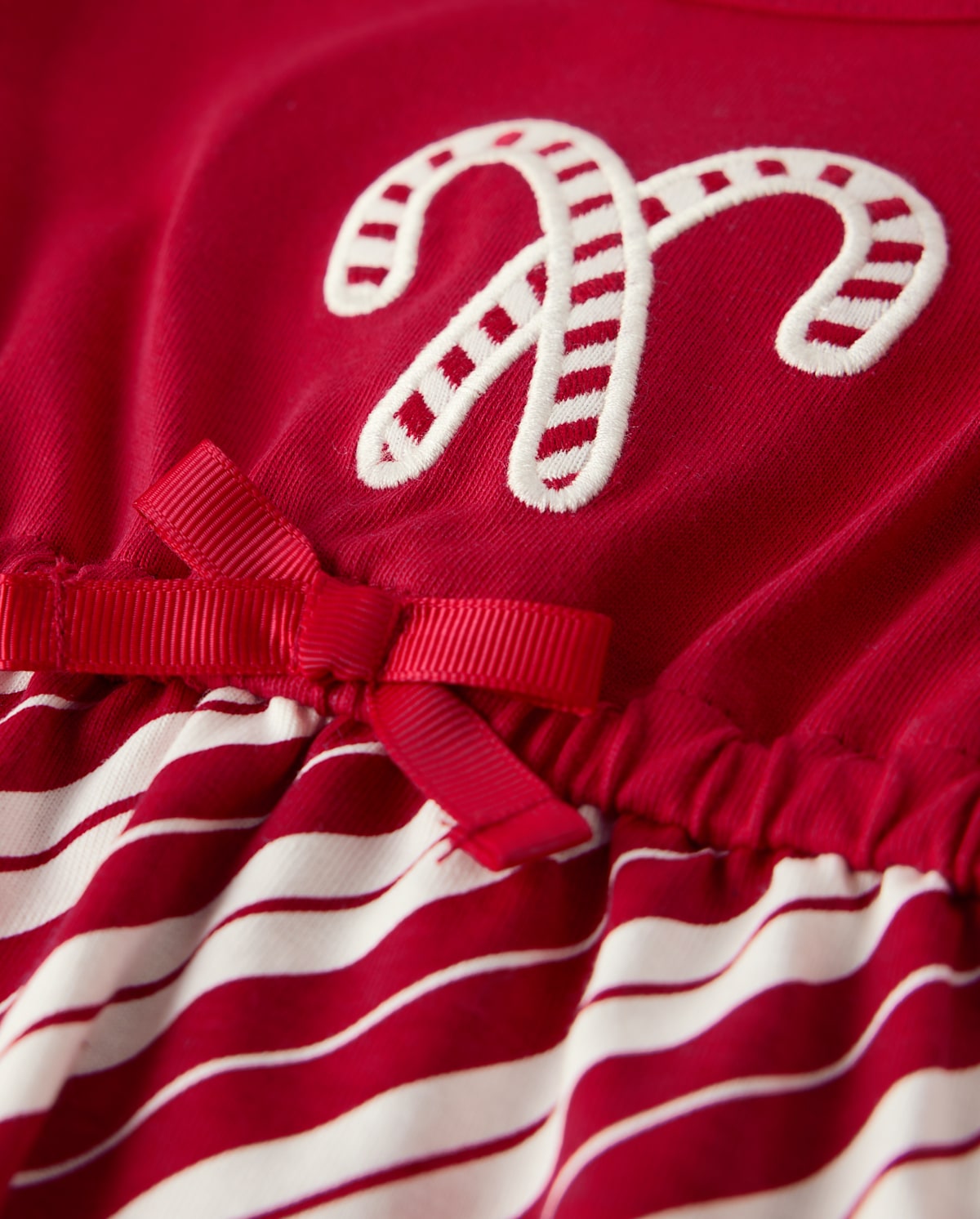 Детские платья Gymboree Girls Embroidered Candy Canes Ruffle Tiered Dress - A Royal Christmas