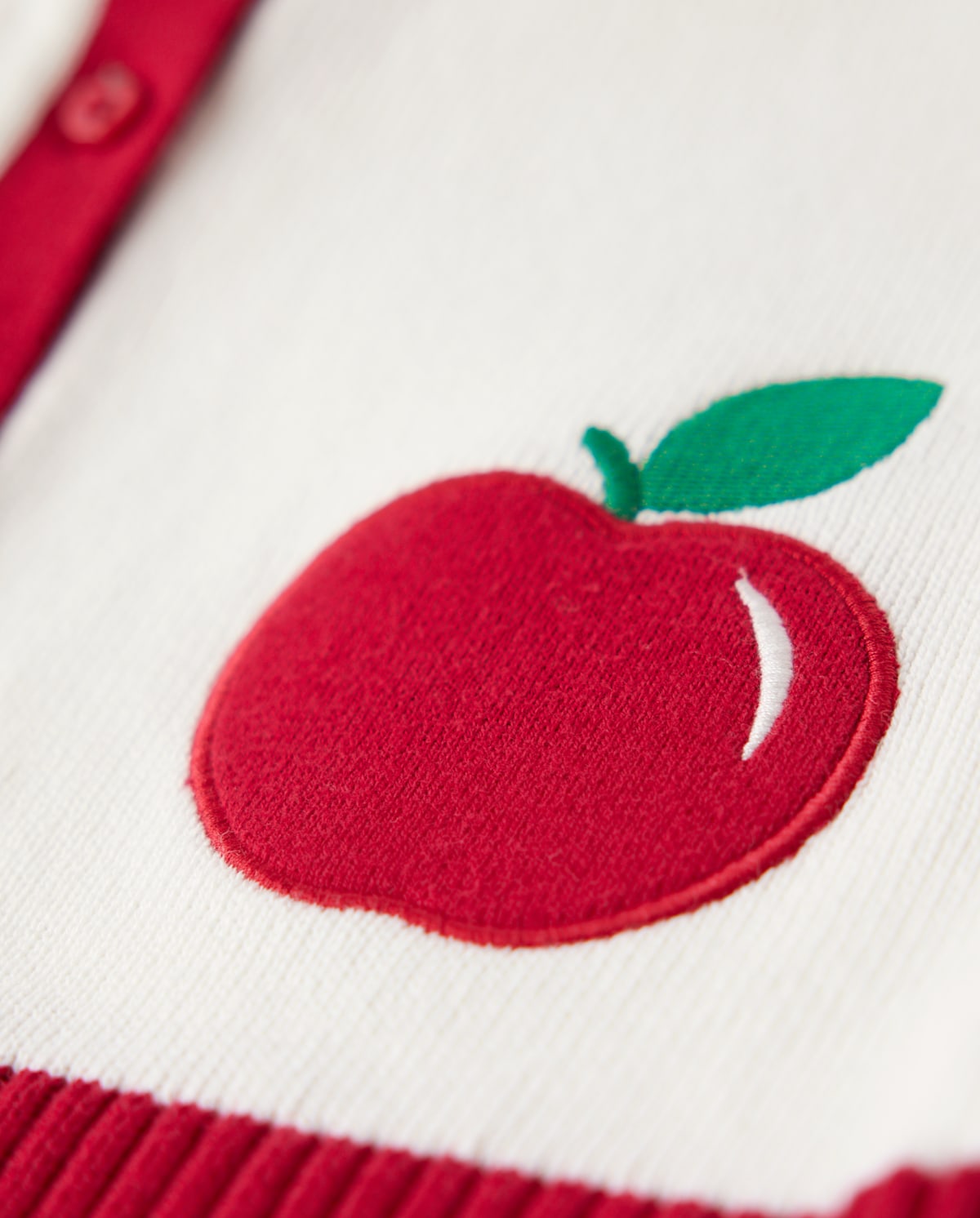Детские кардиганы Gymboree Girls Applique Apple Cardigan - Apple Orchard — фото 2