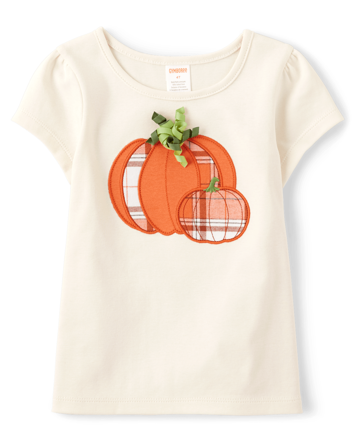 Детские топы Gymboree Girls Embroidered Pumpkin Top - Lil' Pumpkin