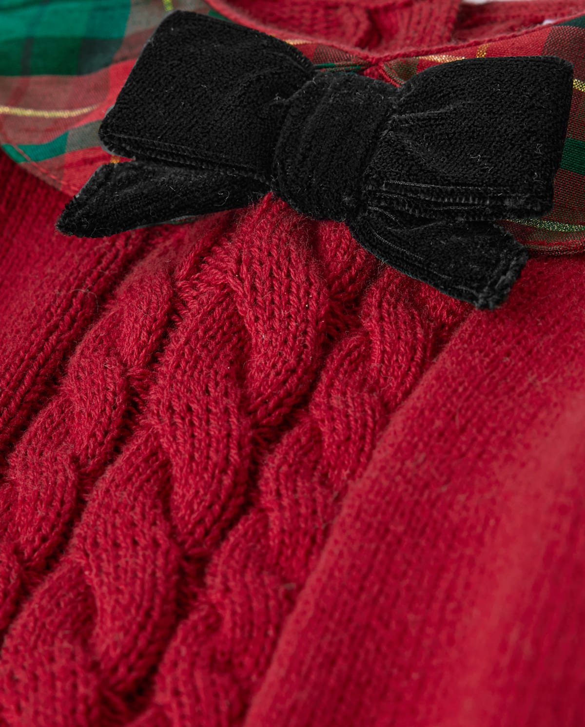 Детские свитеры Gymboree Girls Cable Knit Peter Pan Sweater - A Royal Christmas — фото 2