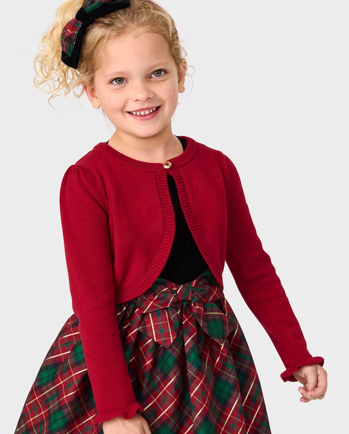 Детские кардиганы Gymboree Girls Ruffle Cardigan - A Royal Christmas — фото 3