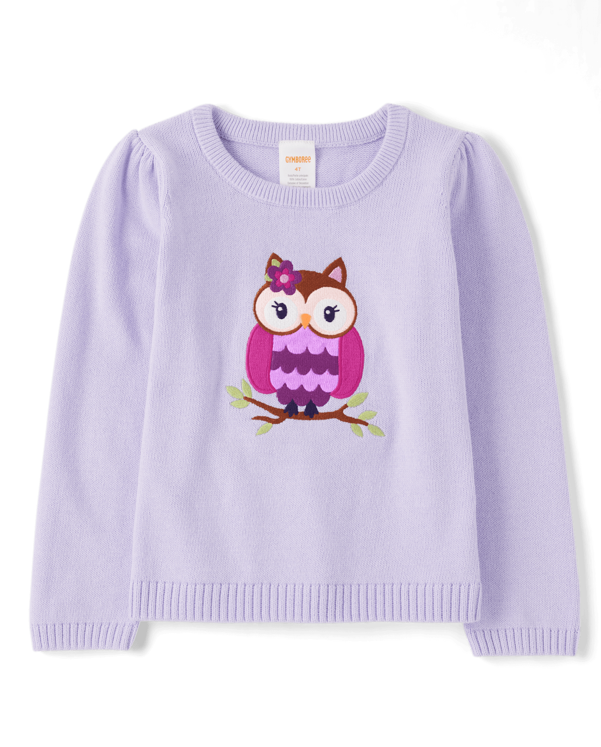 Детские свитеры Gymboree Girls Embroidered Owl Sweater - Magical Meadow