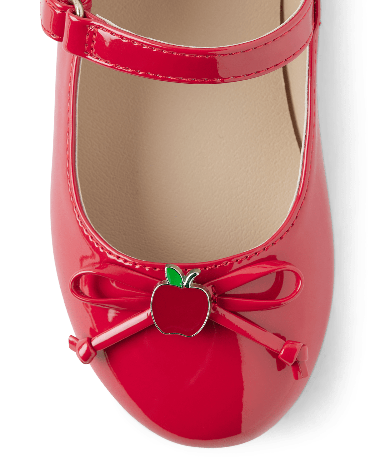 Обувь Gymboree Girls Apple Bow Ballet Flats - Apple Orchard — фото 4