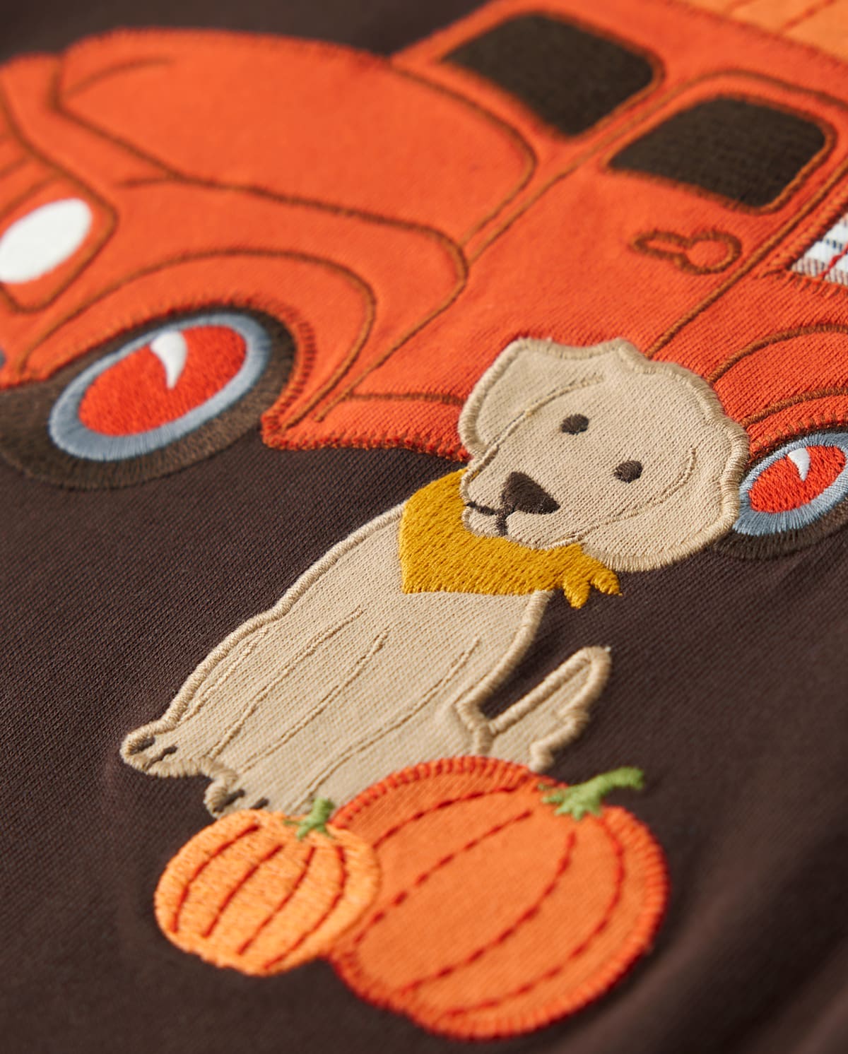 Детские топы Gymboree Boys Embroidered Truck Top - Lil' Pumpkin