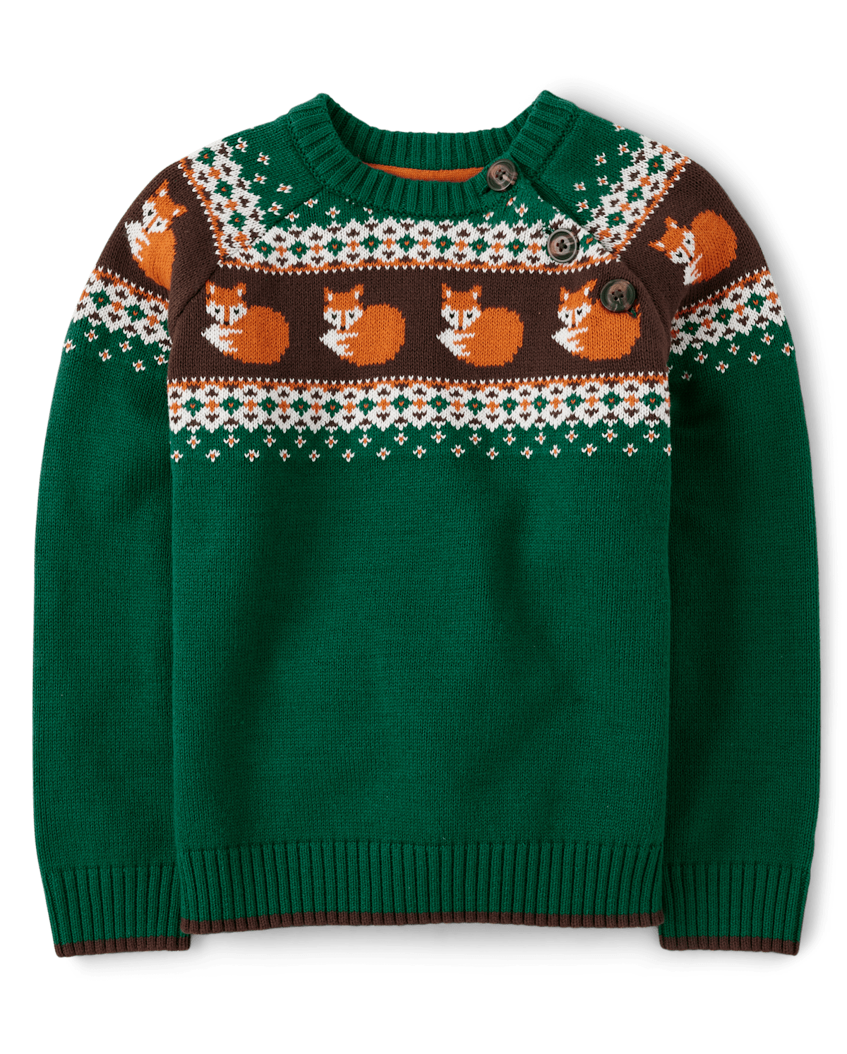 Детские свитеры Gymboree Boys Intarsia Fox Sweater - Friendly Fox