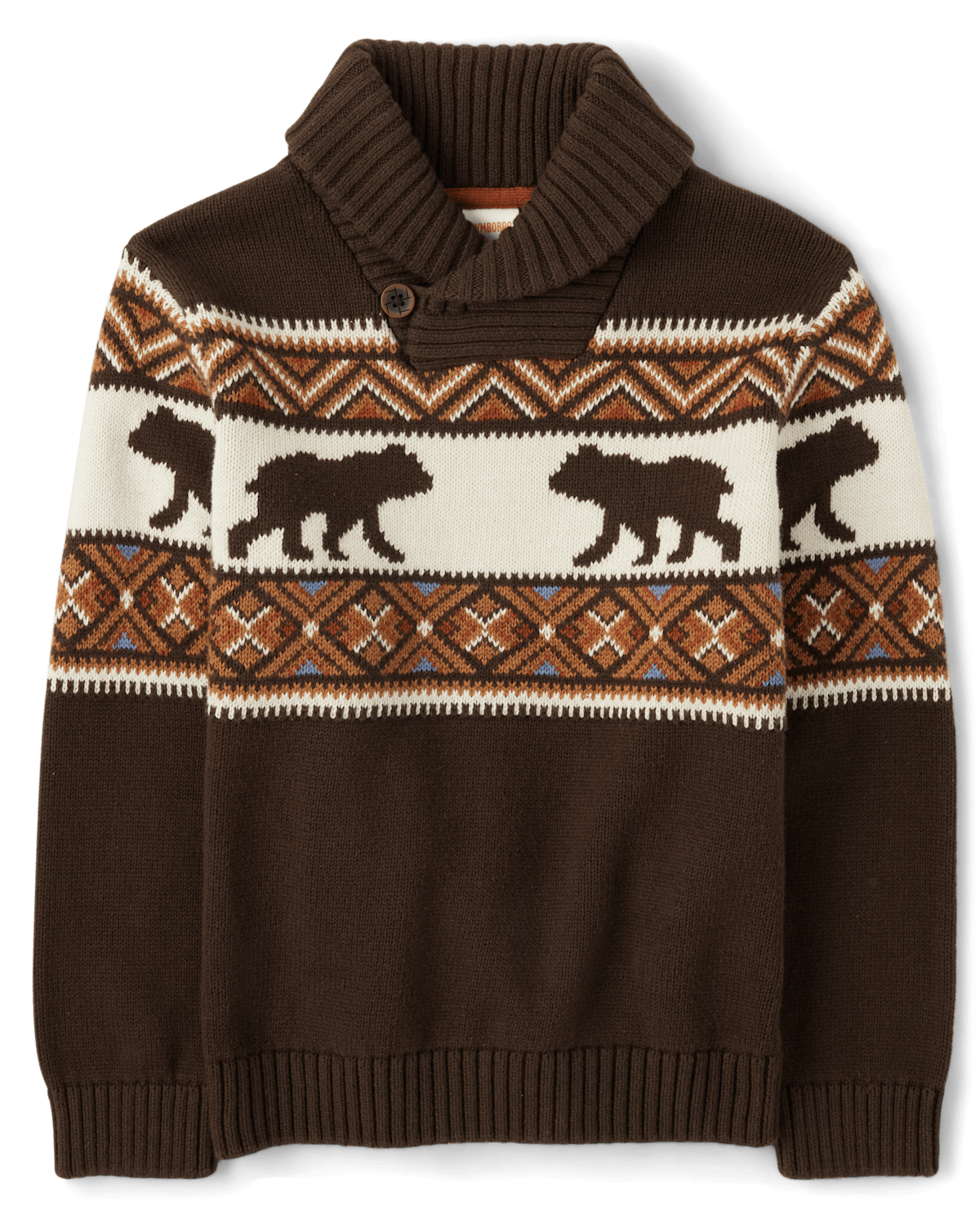Детские свитеры Gymboree Boys Intarsia Bear Sweater - Montana Mountain