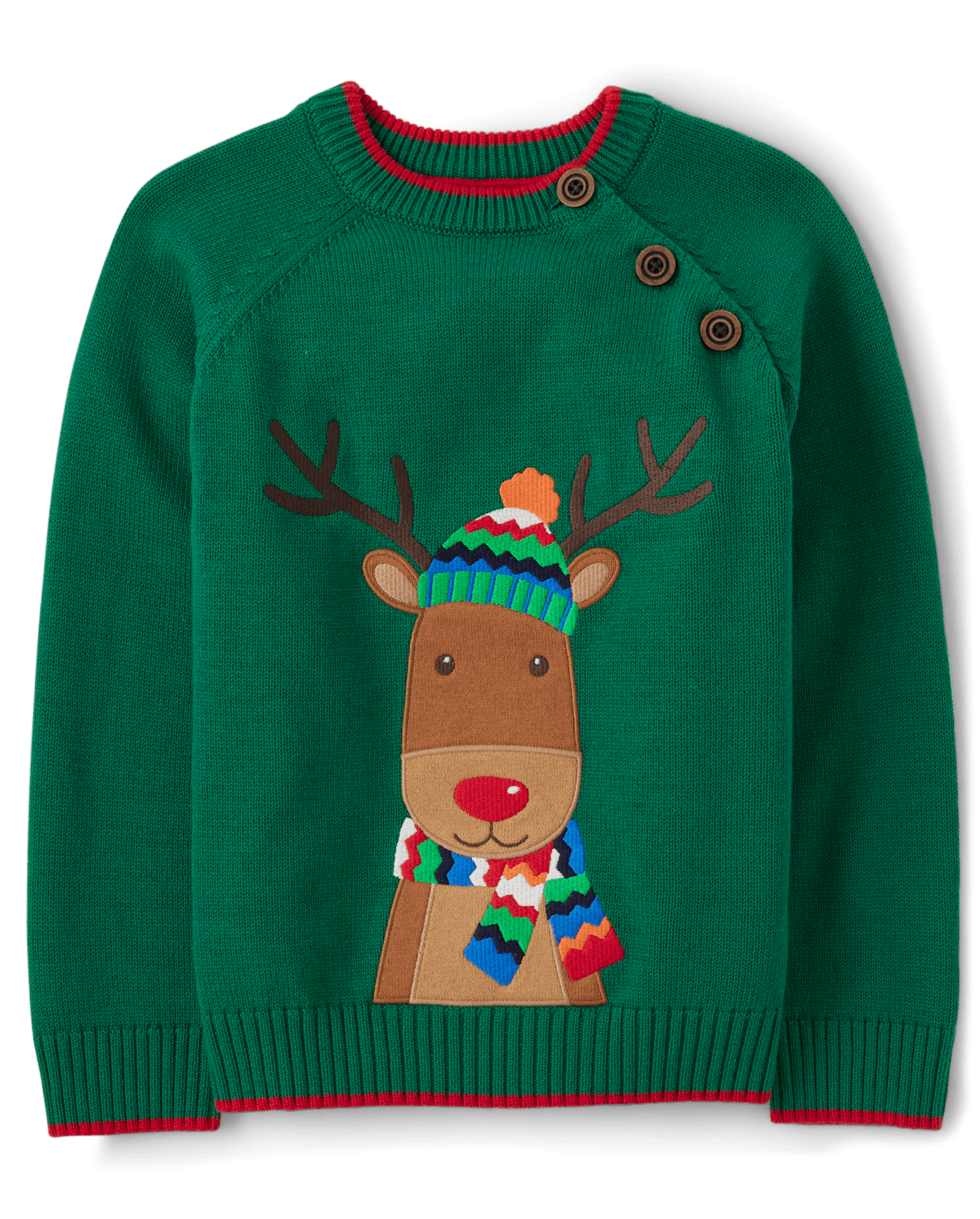 Детские свитеры Gymboree Boys Embroidered Reindeer Sweater - Very Merry