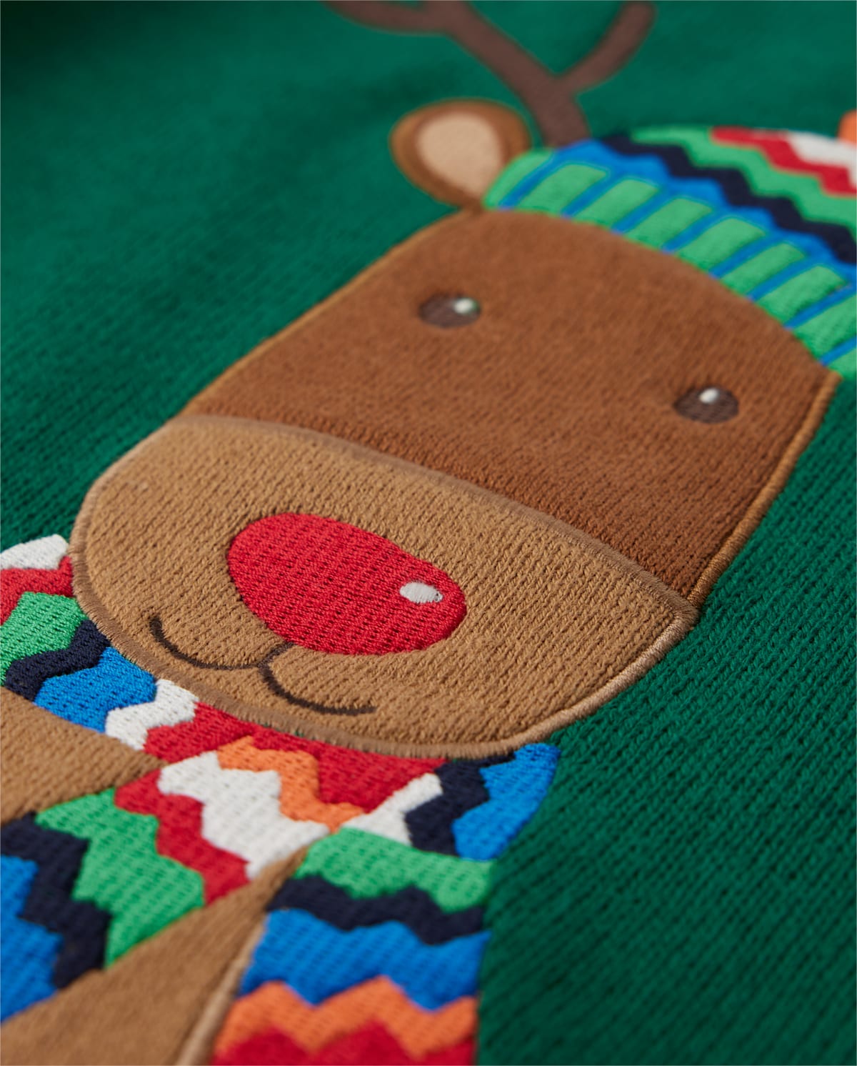 Детские свитеры Gymboree Boys Embroidered Reindeer Sweater - Very Merry — фото 2