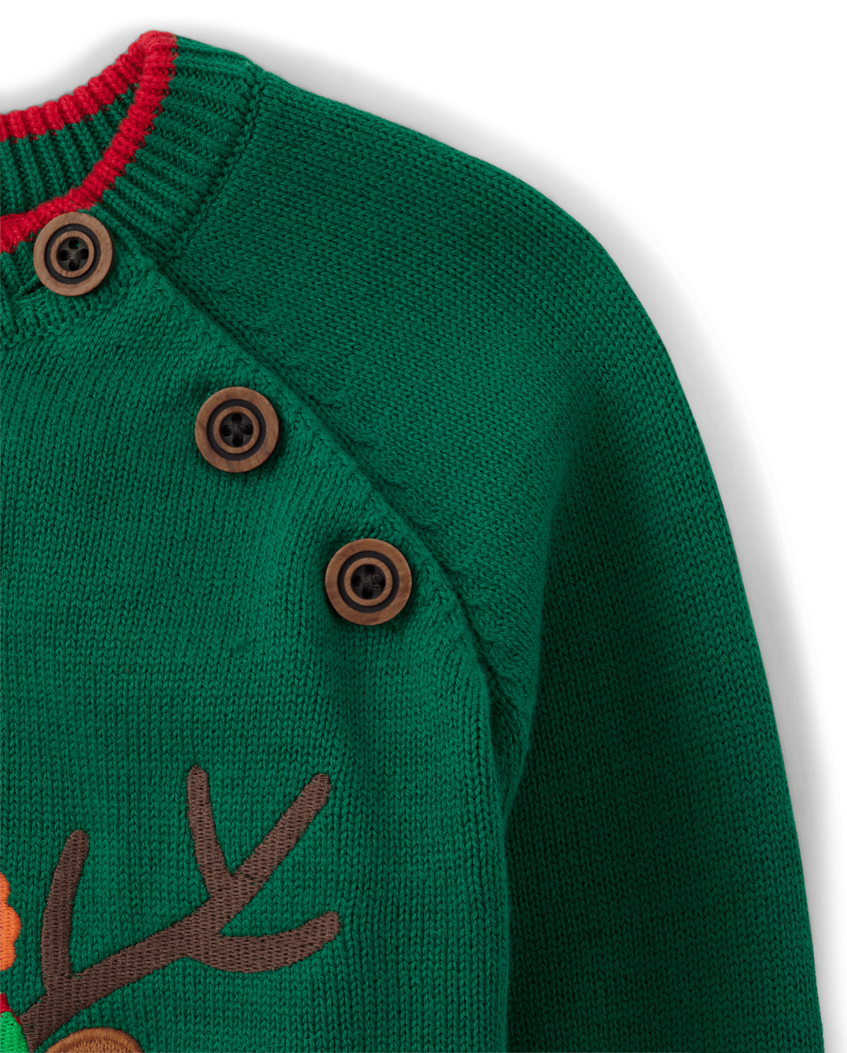 Детские свитеры Gymboree Boys Embroidered Reindeer Sweater - Very Merry — фото 3