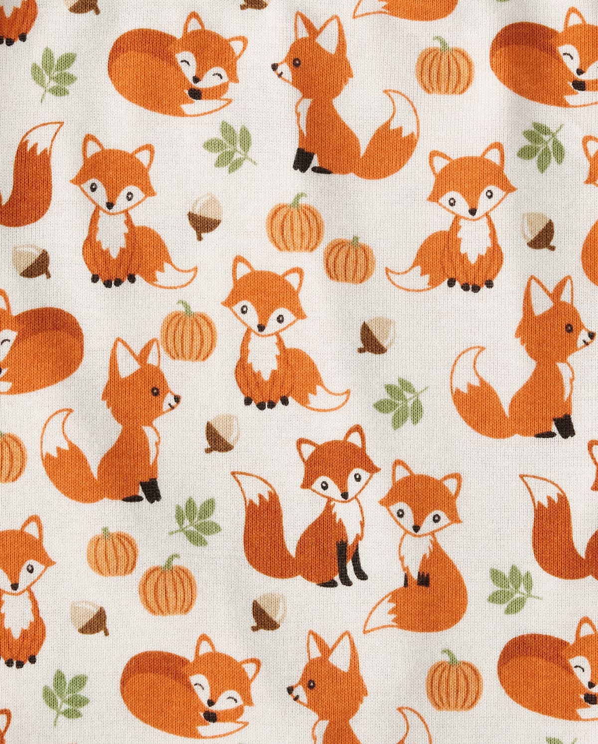Детские пижамы Gymboree Kids Embroidered Fox Snug Fit Cotton Pajamas - Gymmies — фото 2