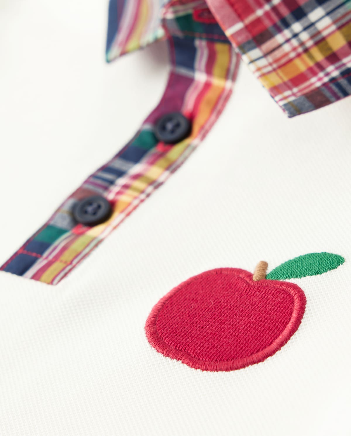 Детские топы Gymboree Boys Embroidered Apple Pique Polo - Apple Orchard — фото 2