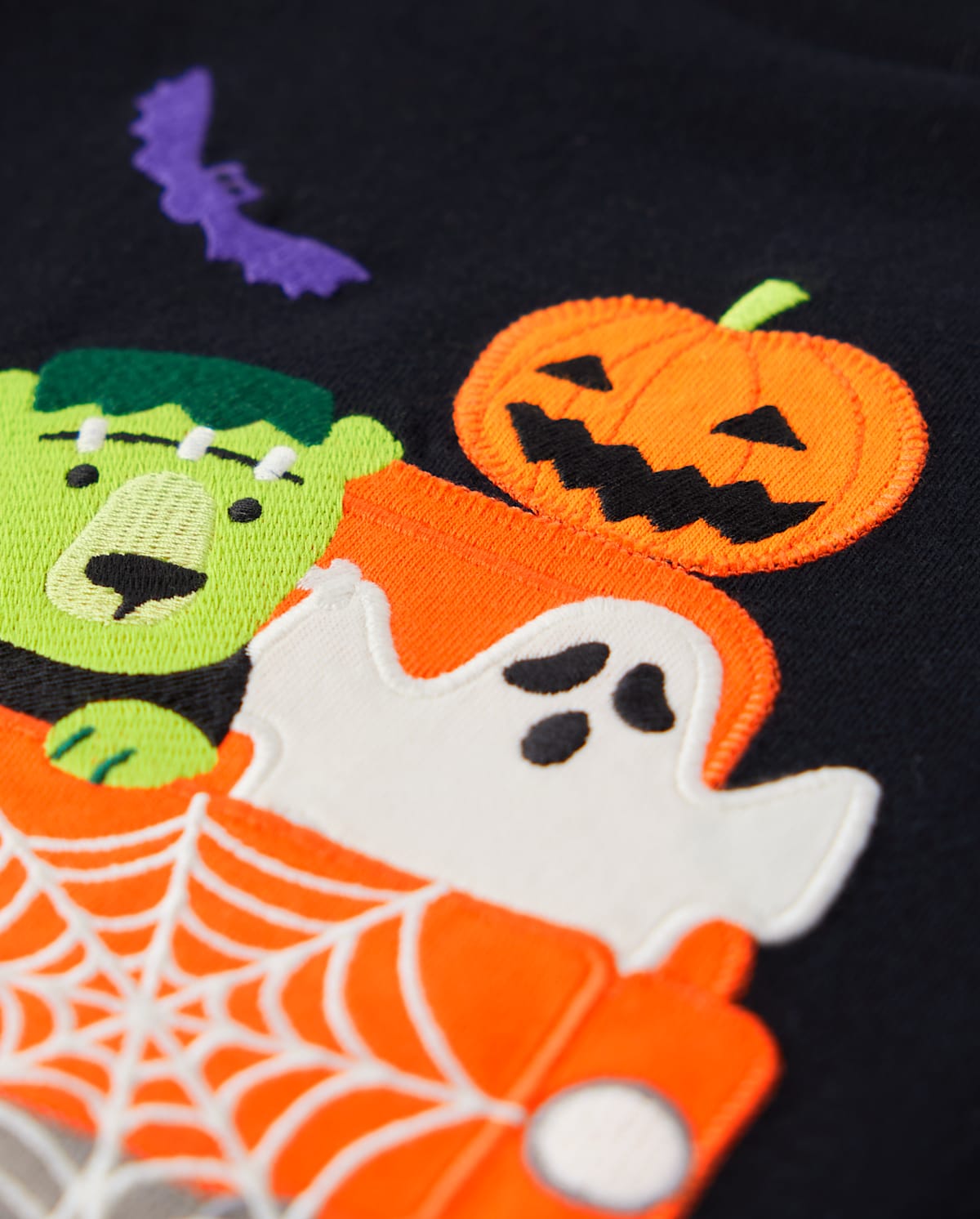 Детские топы Gymboree Boys Embroidered Halloween Truck Layered Top - Trick or Treat