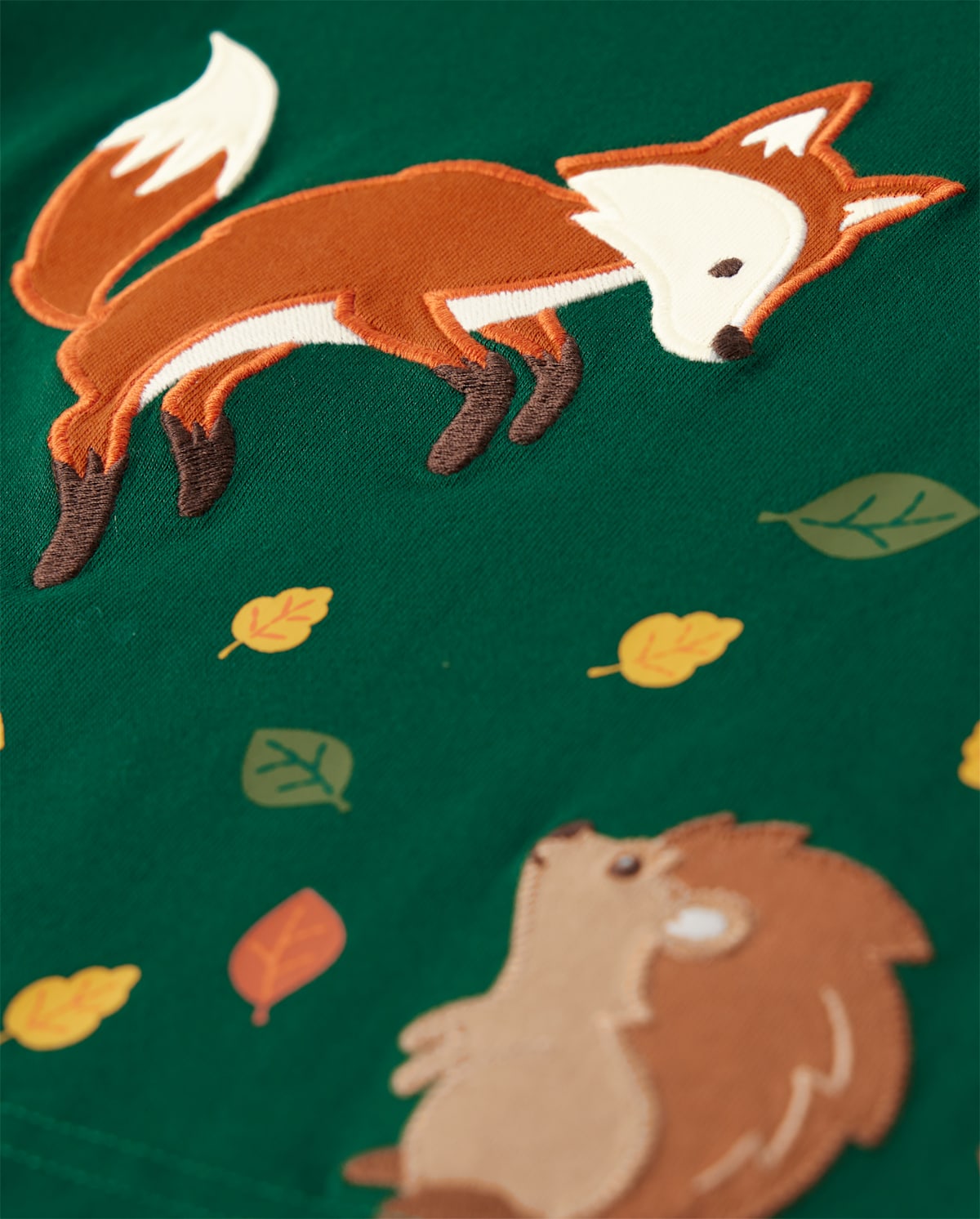Детские топы Gymboree Boys Embroidered Fox Layered Top - Friendly Fox — фото 2