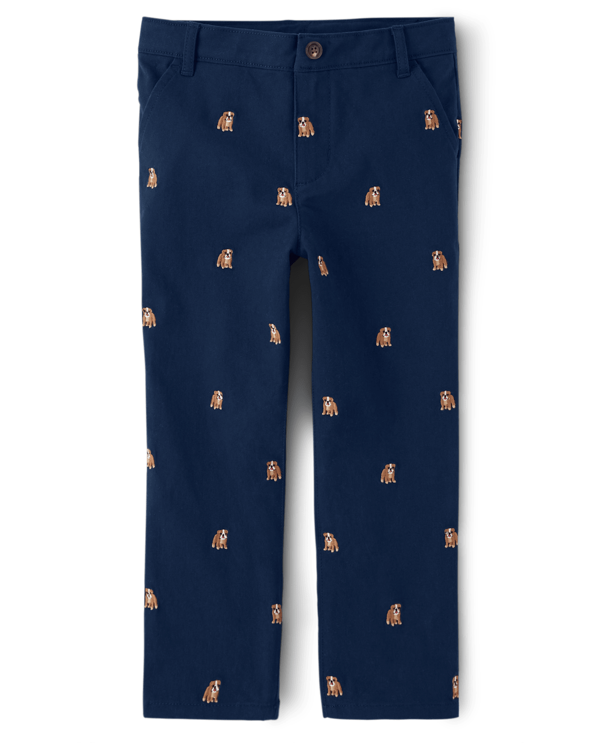 Детские брюки Gymboree Boys Schiffli Dog Twill Chino Pants - Prep School