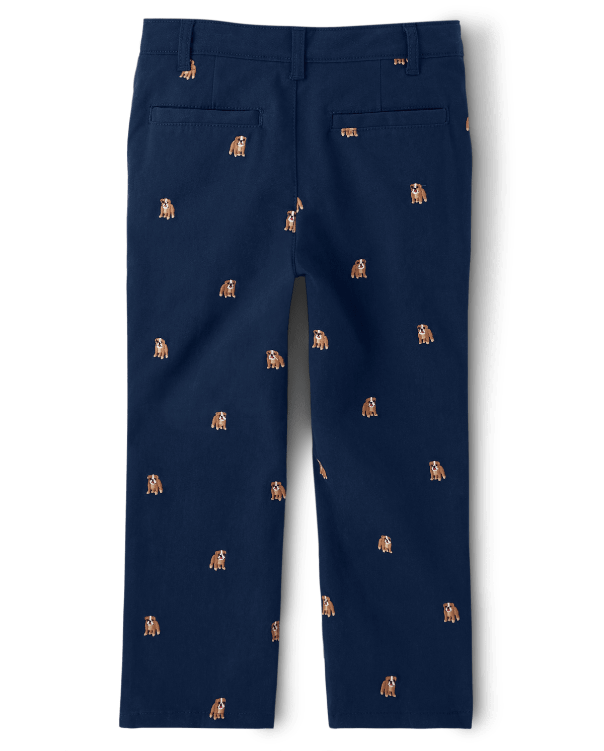 Детские брюки Gymboree Boys Schiffli Dog Twill Chino Pants - Prep School — фото 3