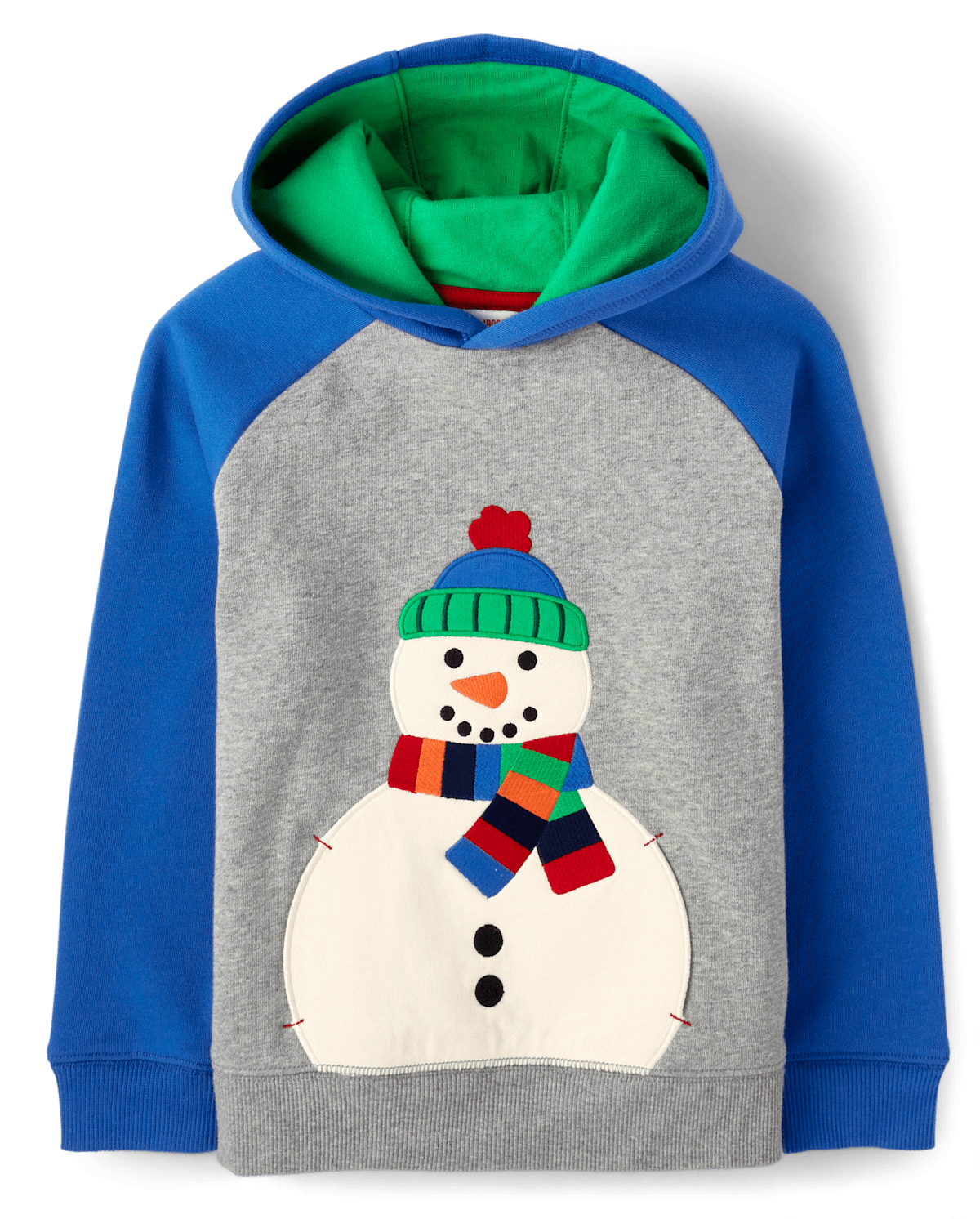 Детские худи Gymboree Boys Embroidered Snowman Fleece - Very Merry