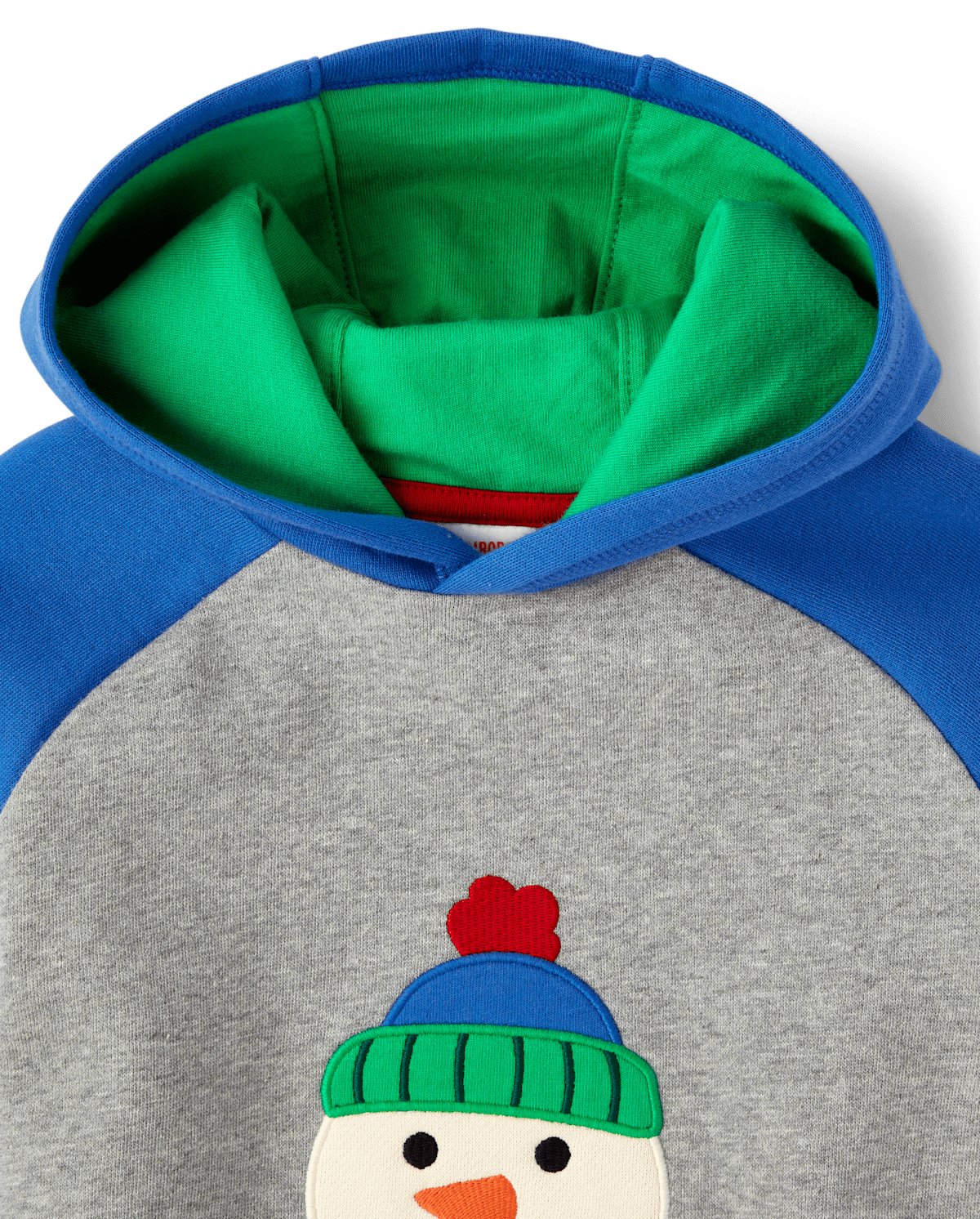 Детские худи Gymboree Boys Embroidered Snowman Fleece - Very Merry — фото 3