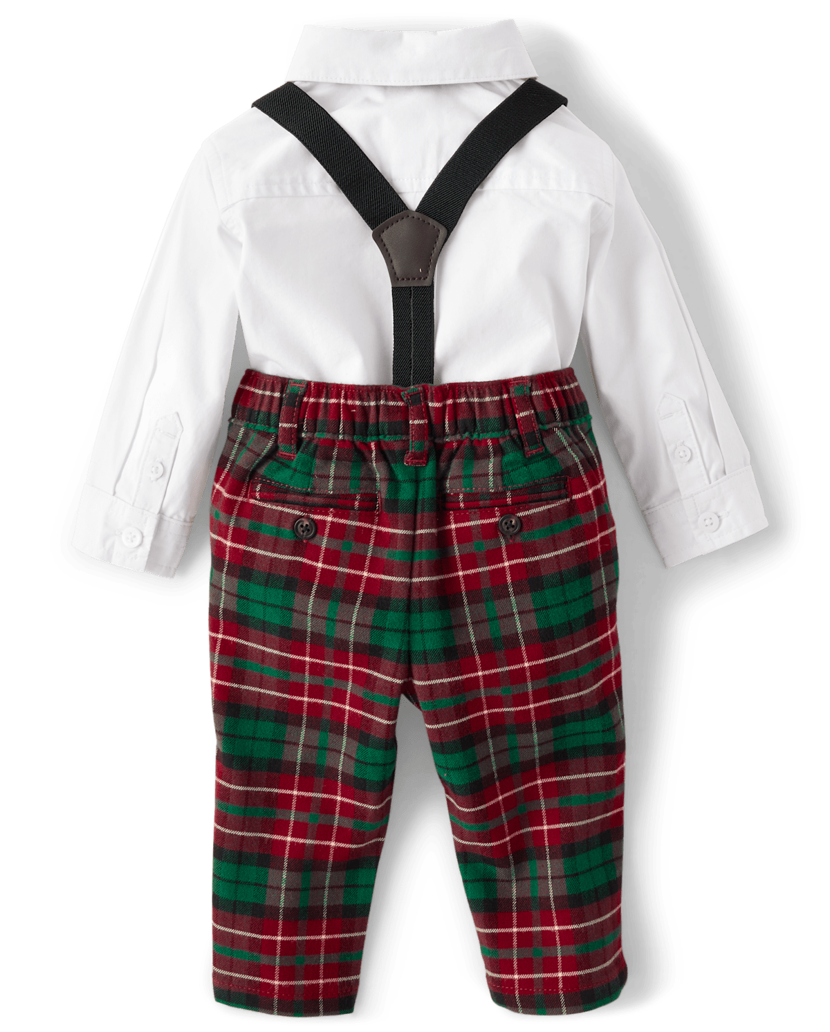 Комплект для малышей Gymboree Matching Family Plaid из 3 предметов Royal Christmas — фото 3