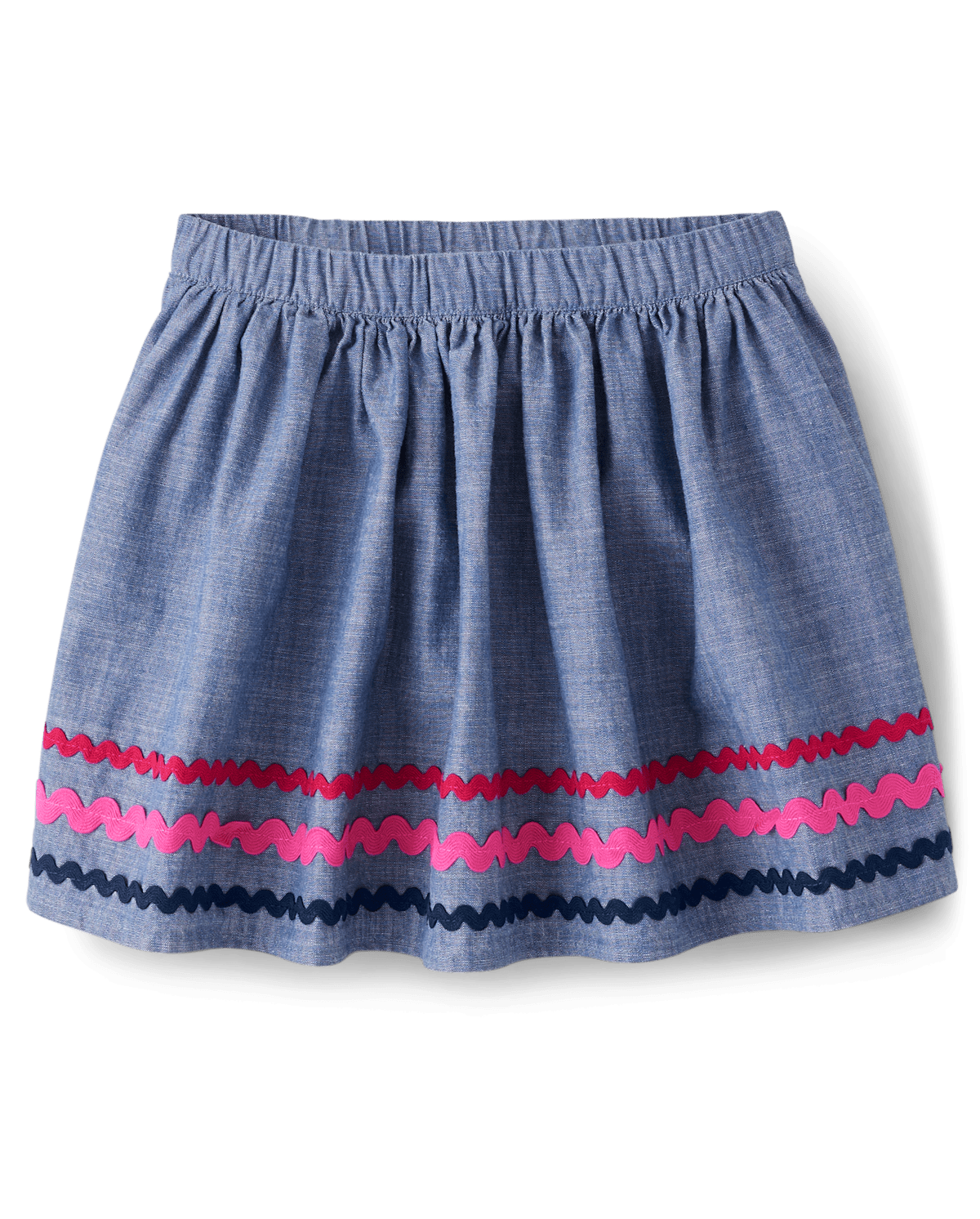 Детские юбки Gymboree Girls Ric Rac Chambray Skort - Apple Orchard